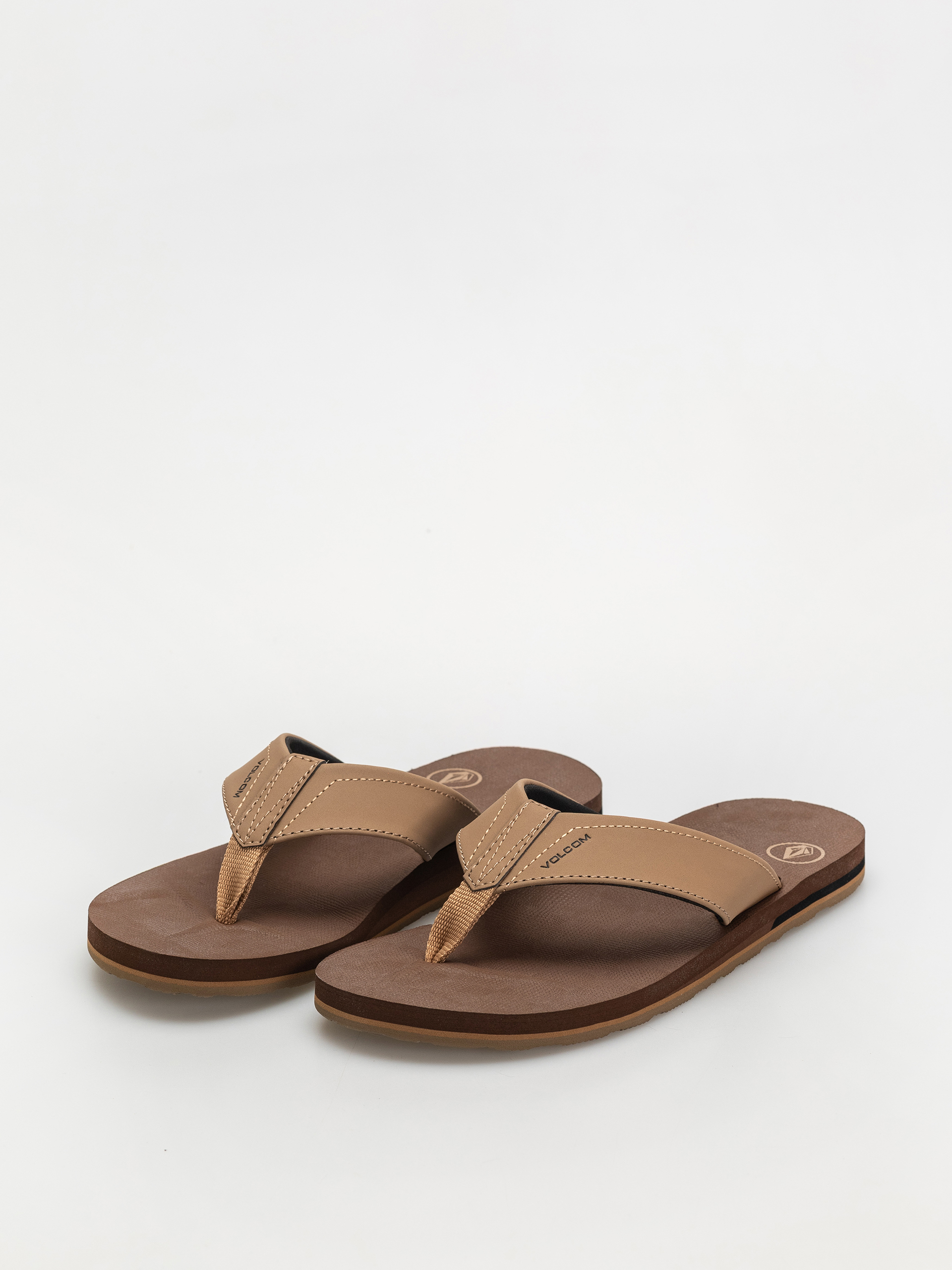 Volcom Victor Flip Flops (brown khaki)