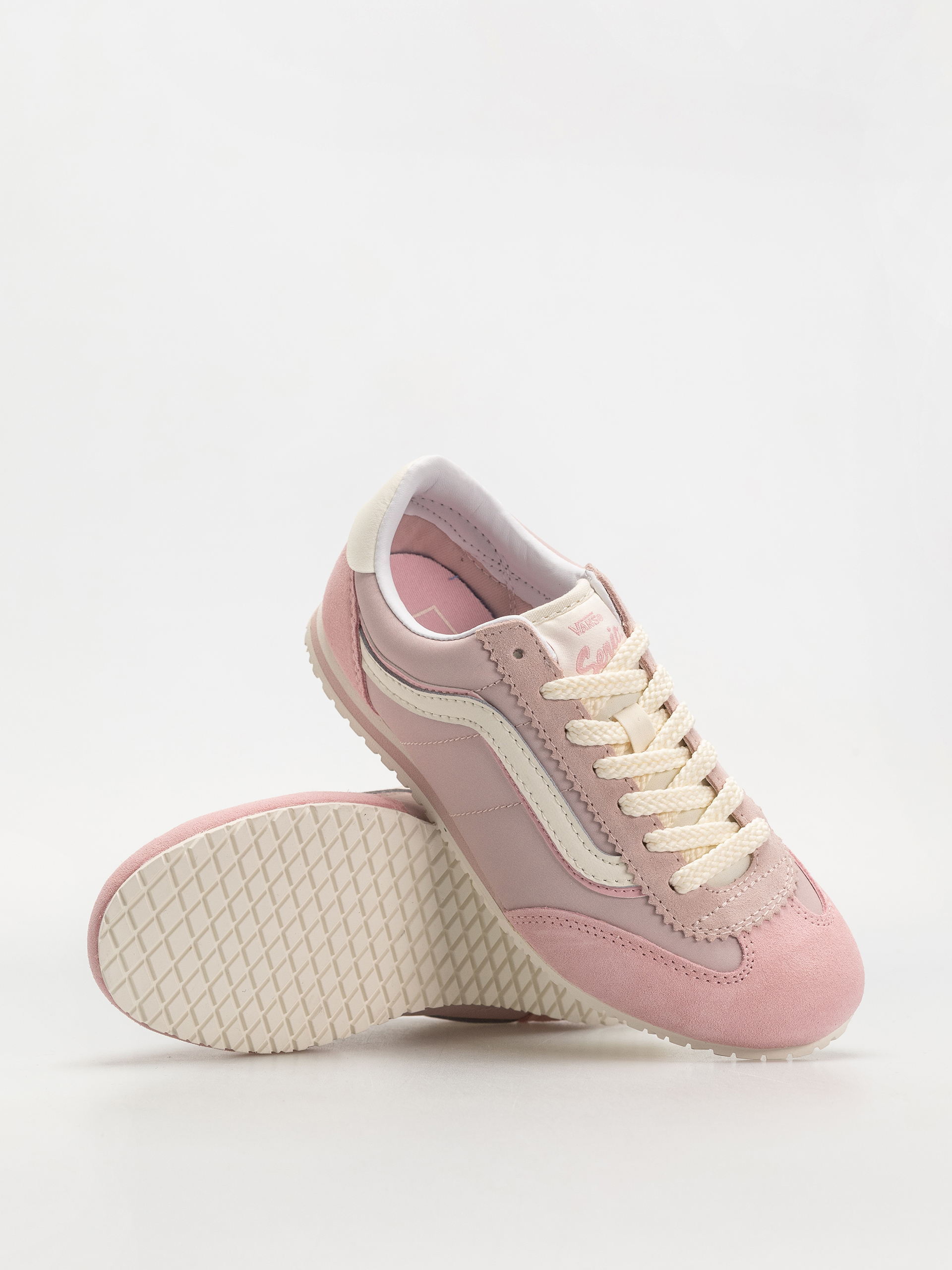 【VANS】 SUPER LOWPRO/ SEPIA ROSE Vans Super Lowpro Sepia Rose - Suede Sneakers - Sneakers - Lulus