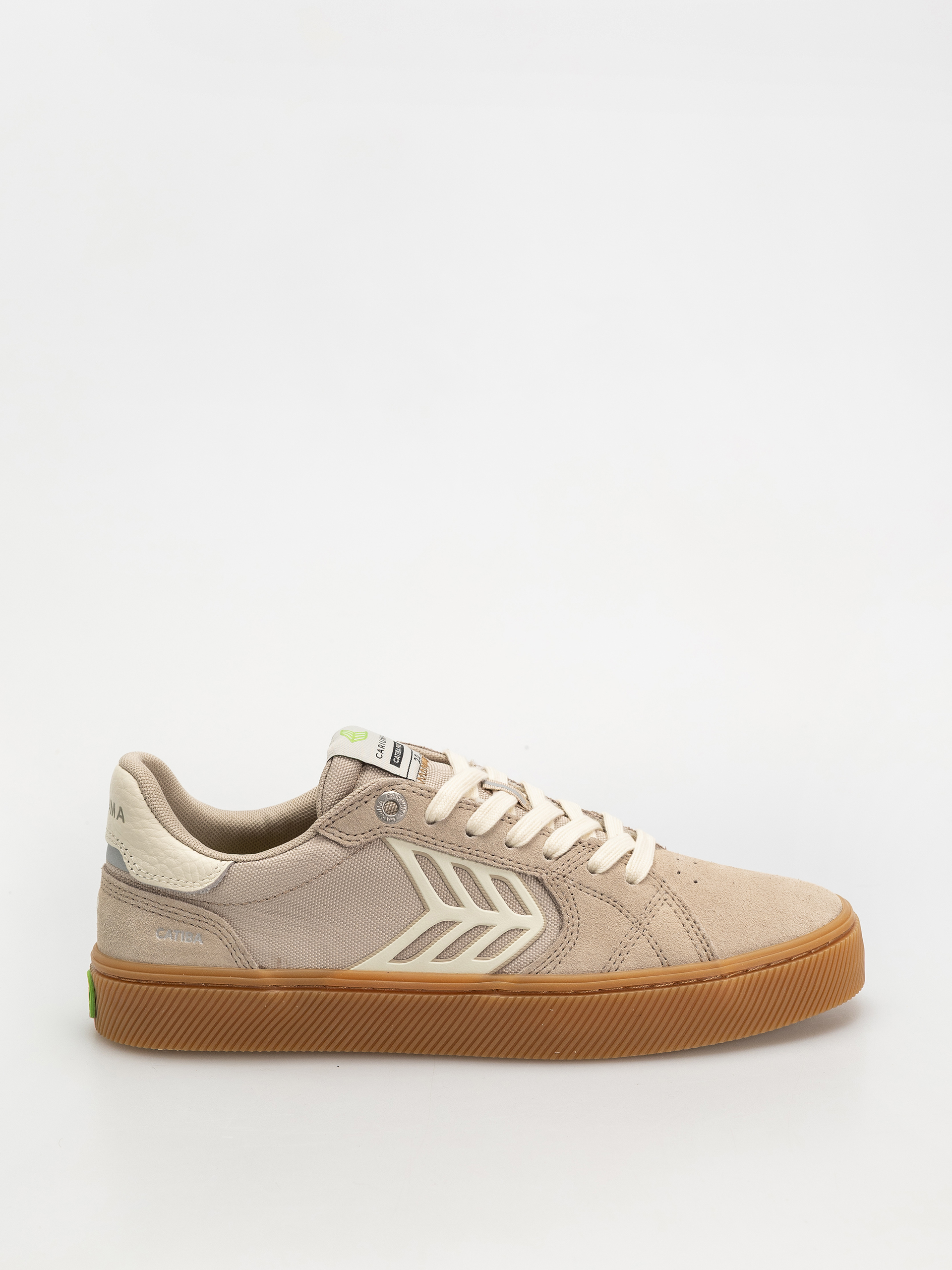 Cariuma Shoes Catiba Pro 2.0 (plaza taupe suede and cordura ivory logo)
