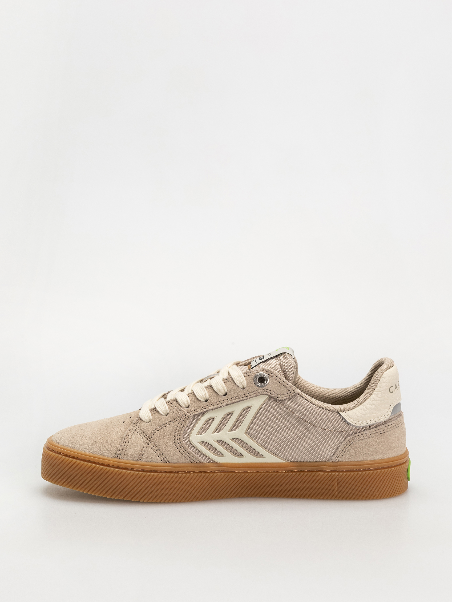 Cariuma Catiba Pro 2.0 Shoes (plaza taupe suede and cordura ivory logo)