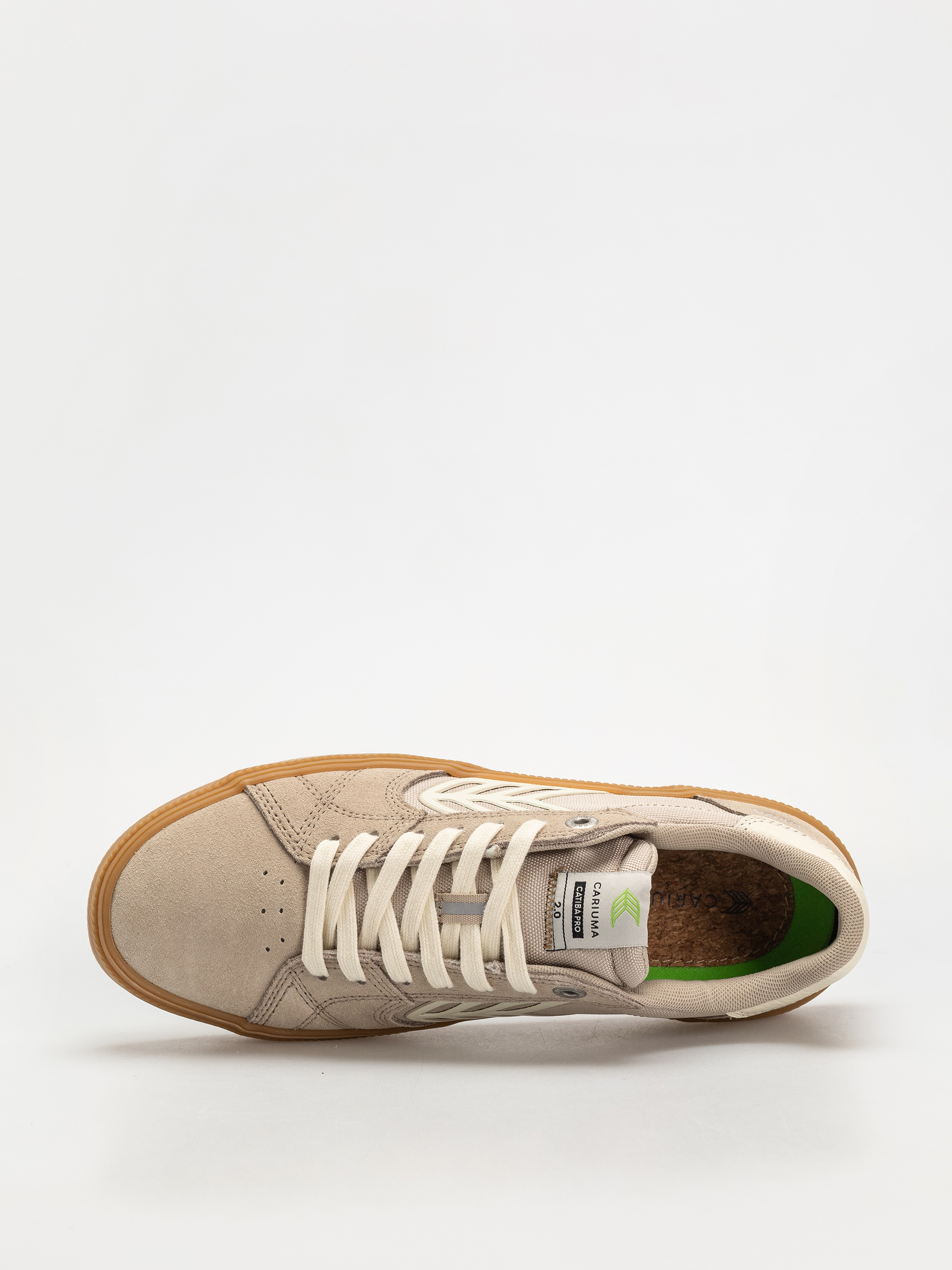 Cariuma Catiba Pro 2.0 Shoes (plaza taupe suede and cordura ivory logo)