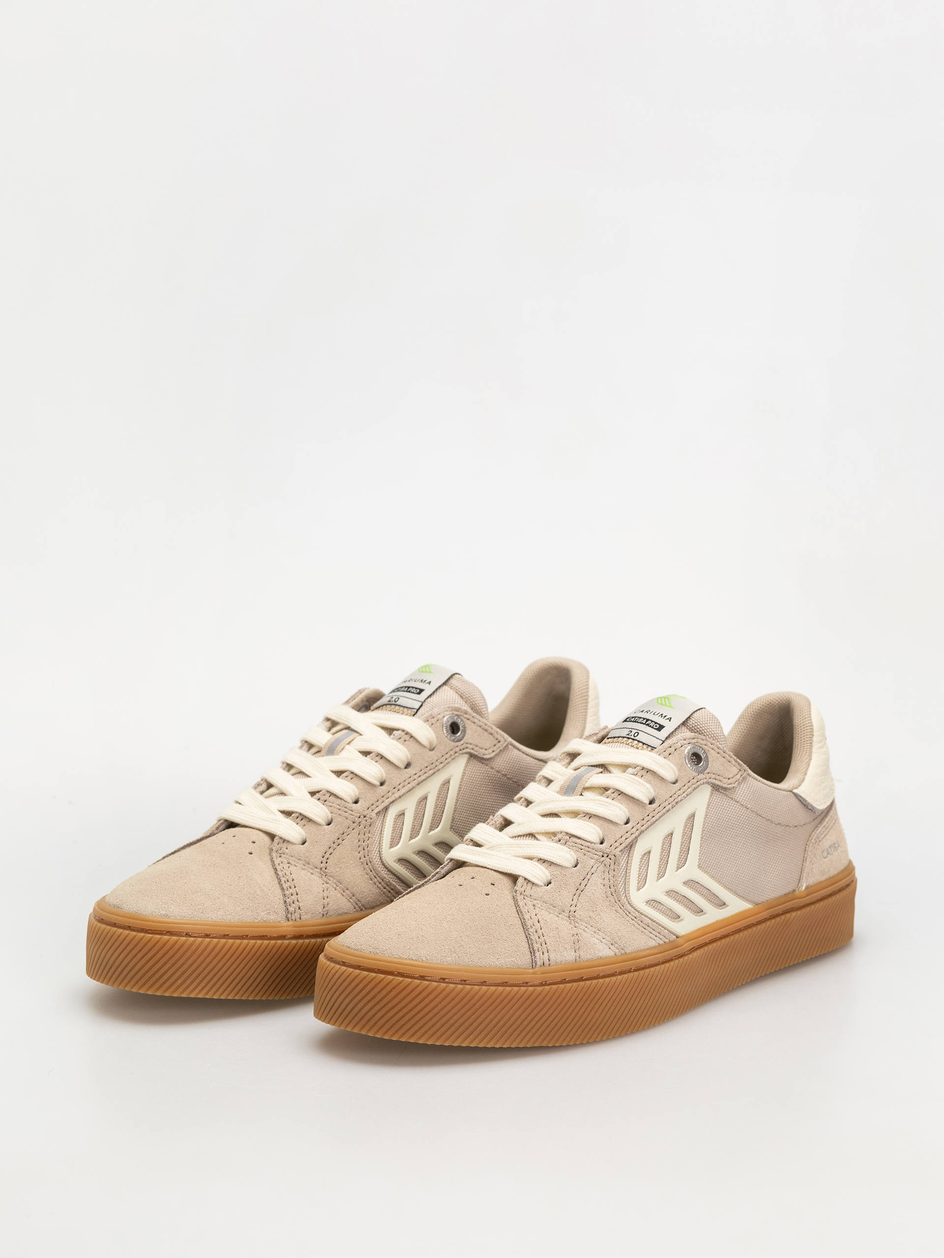 Cariuma Catiba Pro 2.0 Schuhe (plaza taupe suede and cordura ivory logo)
