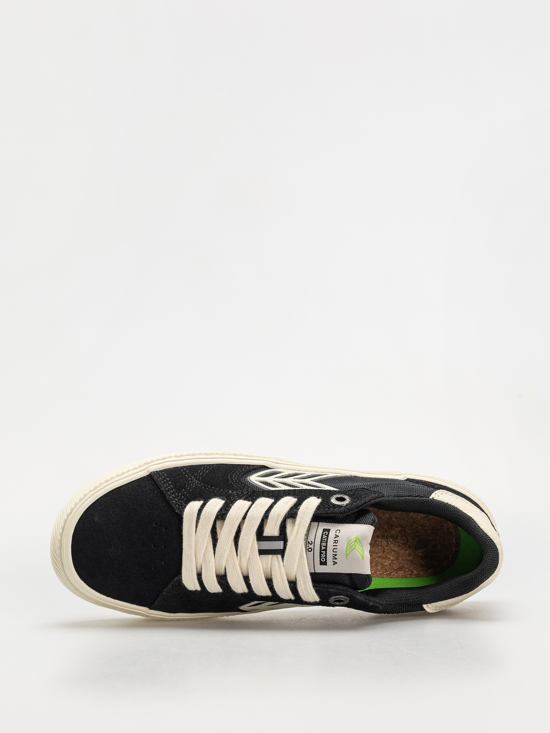 Cariuma Catiba Pro 2.0 Schuhe Wmn (black suede and cordura ivory logo)
