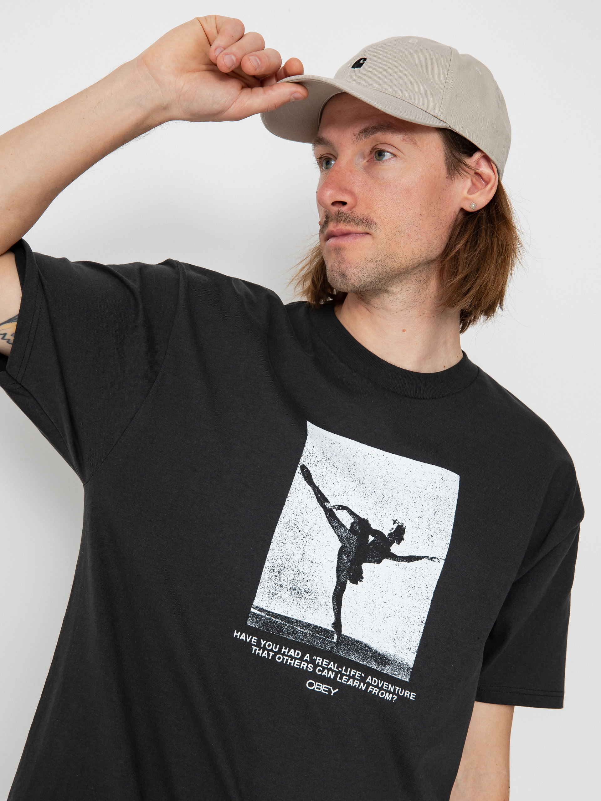 OBEY Real Life T-Shirt (vintage black)