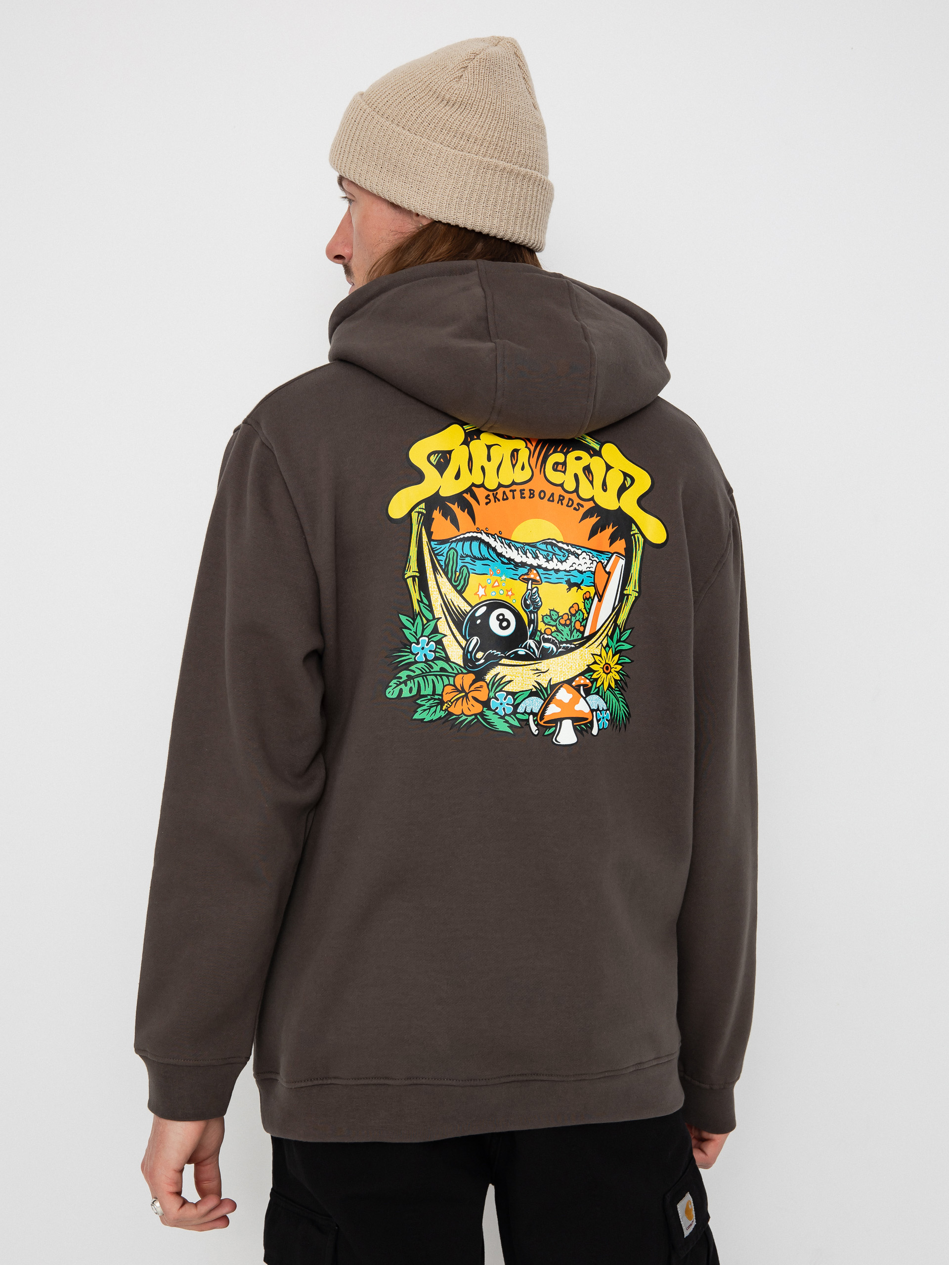 Santa Cruz Hoodie Winkowski 8Baller Trip HD - black (washed black)