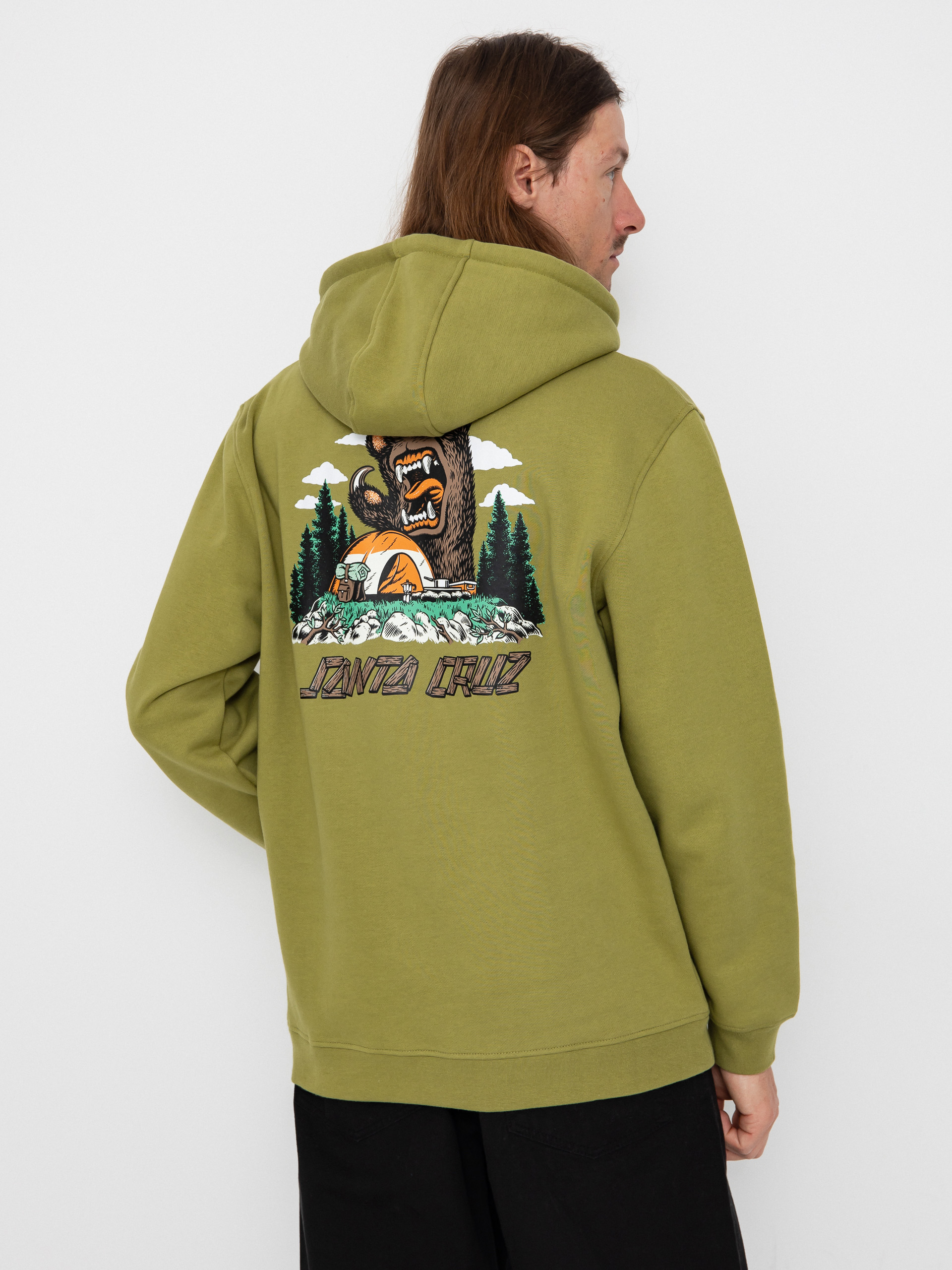 Santa Cruz Screaming Grizzly HD Hoodie (iguana)