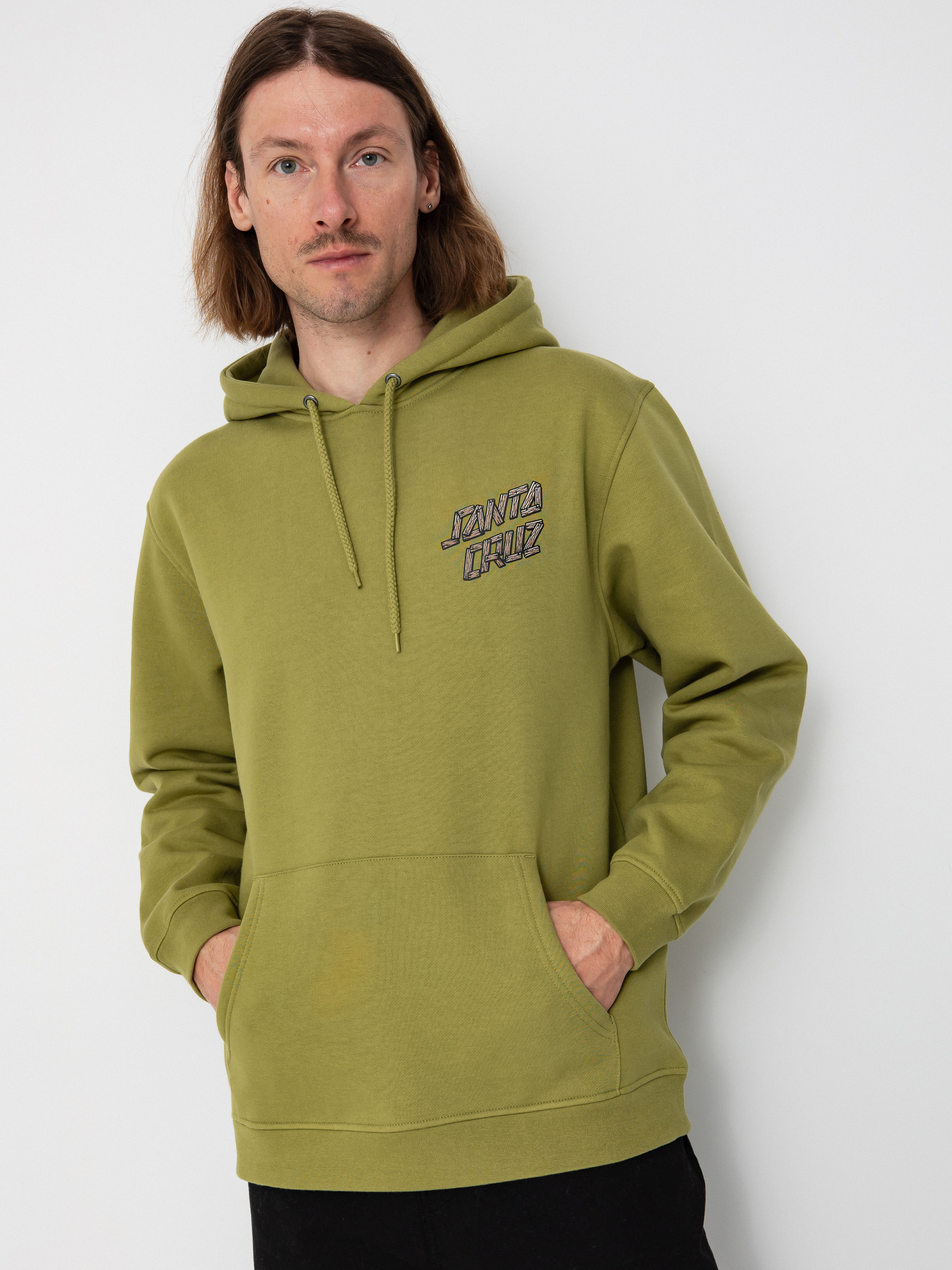 Santa Cruz Screaming Grizzly HD Hoodie - green (iguana)