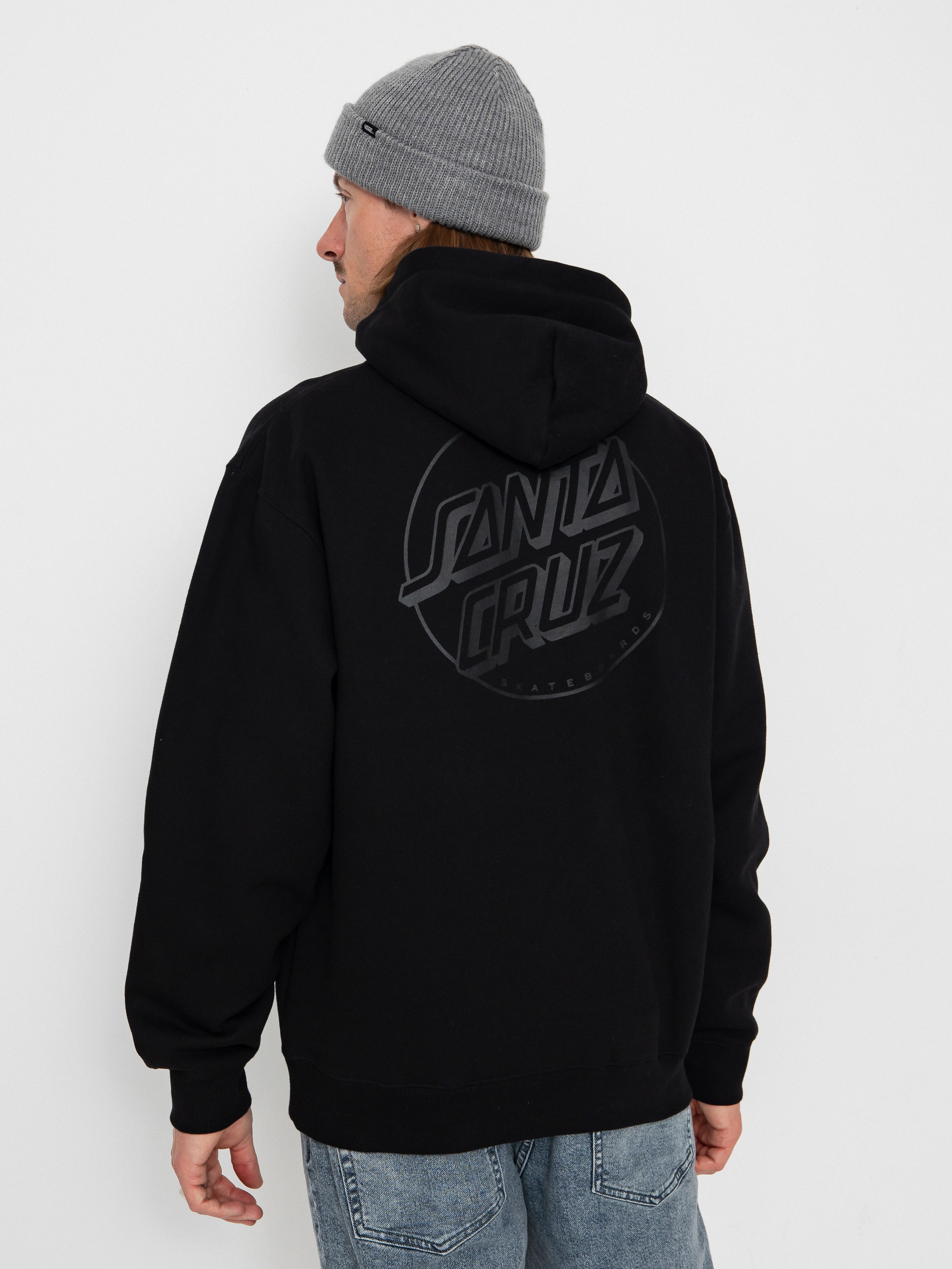 Santa Cruz Tonal Opus Dot Stripe HD Hoodie (black)