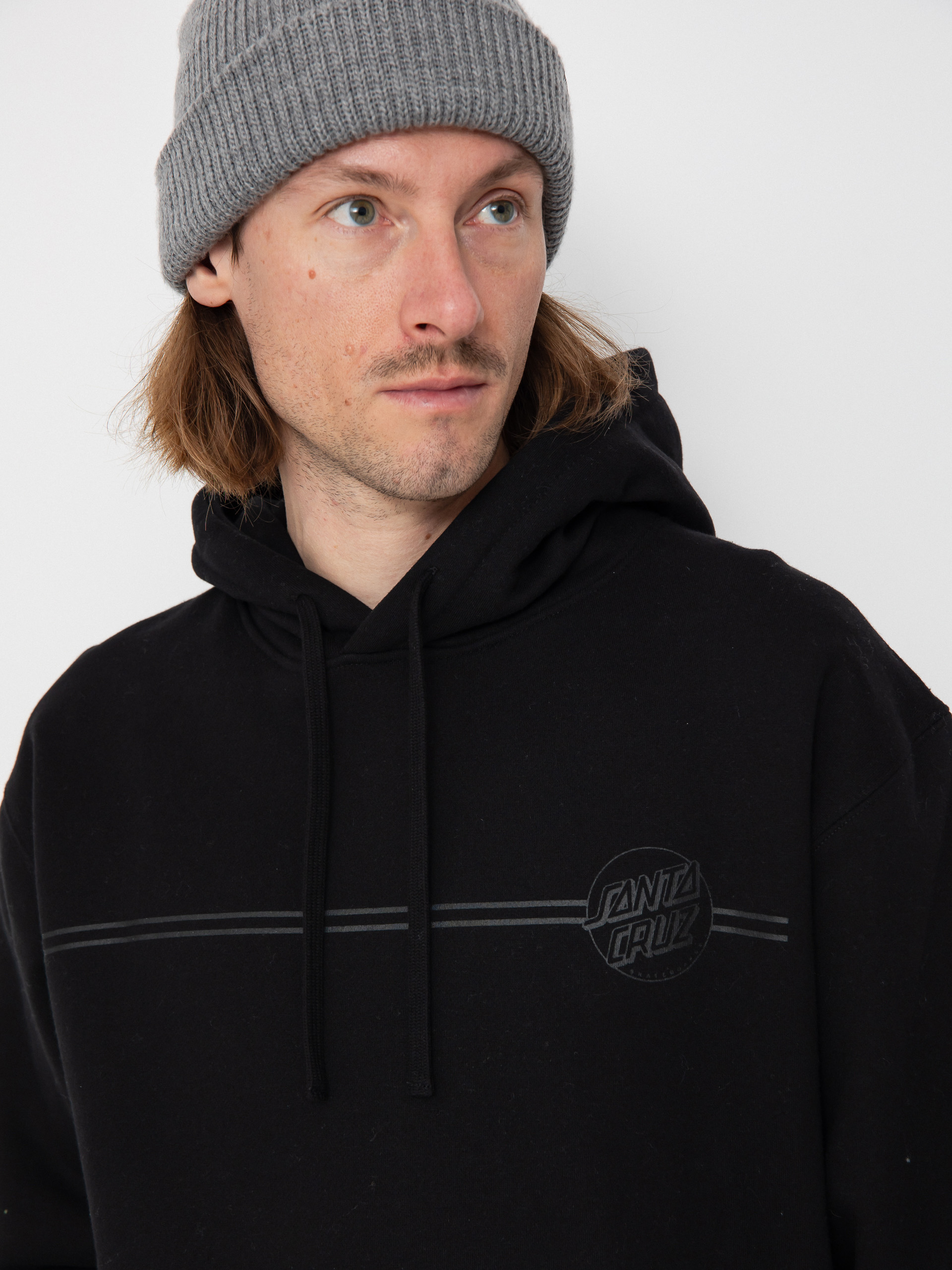 Santa Cruz Tonal Opus Dot Stripe HD Hoodie (black)