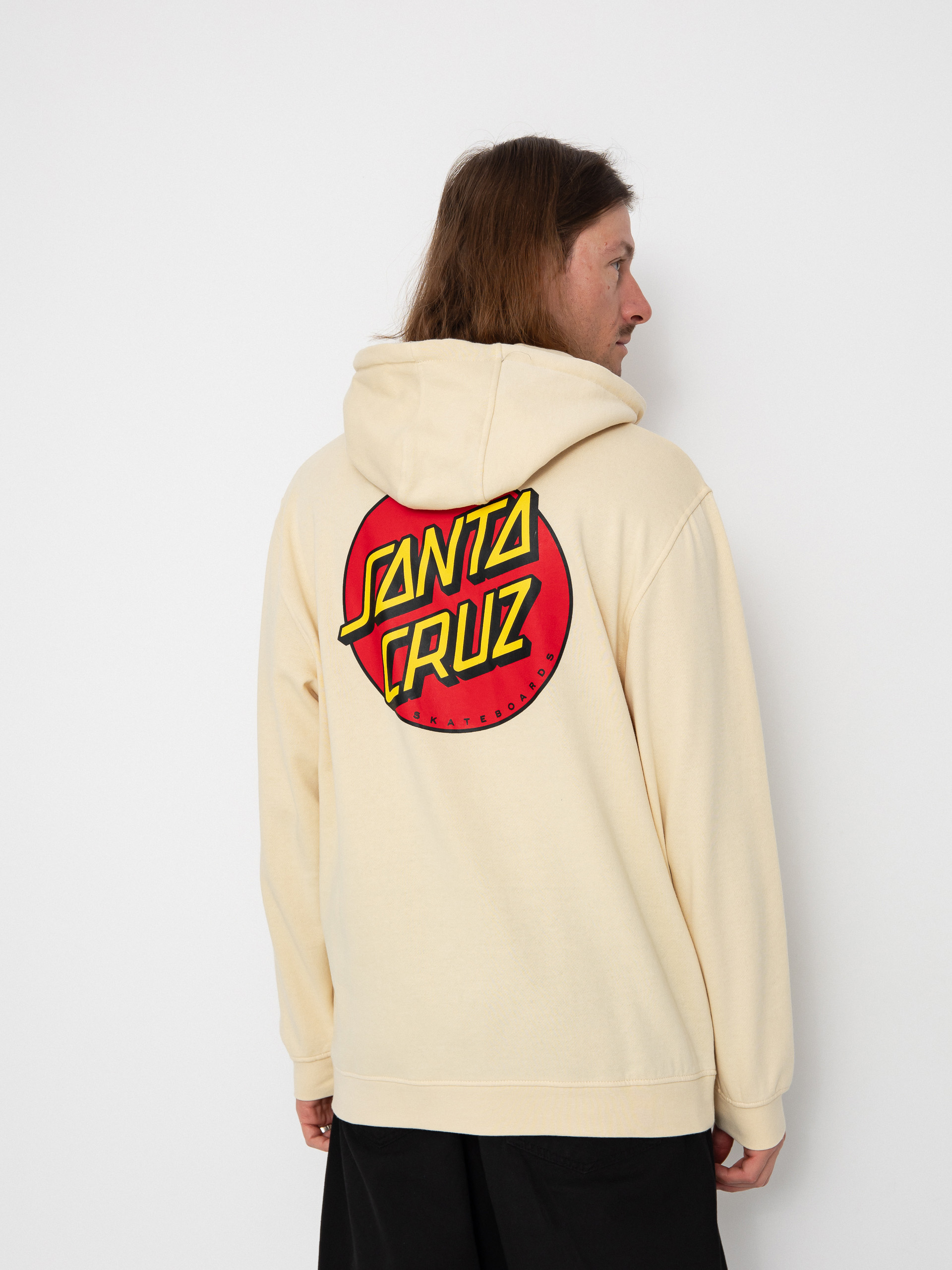 Santa Cruz Classic Dot Chest HD Hoodie - beige (blond wood)