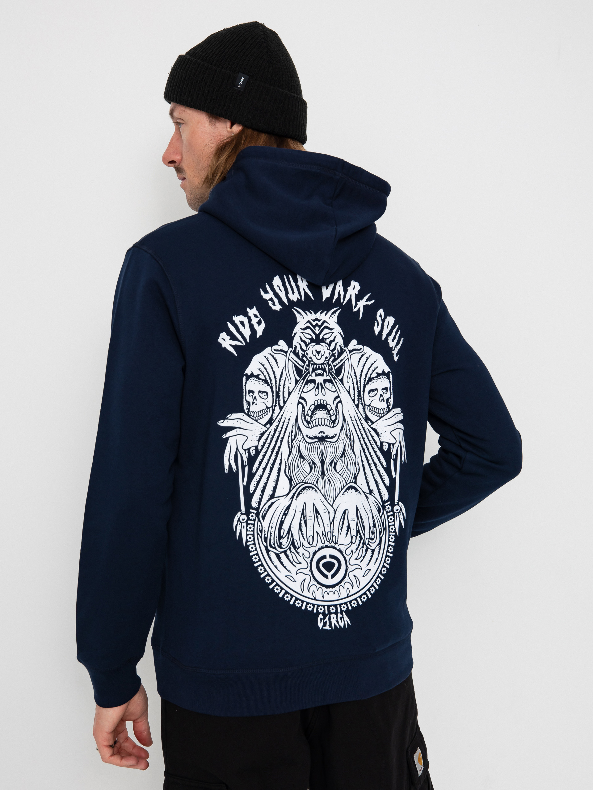 ★HOODHOOD★ Alien graphic overfit sweatshirt navy MUSINSA | HOODHOOD Alien Graphic Overfit Hood BLACK