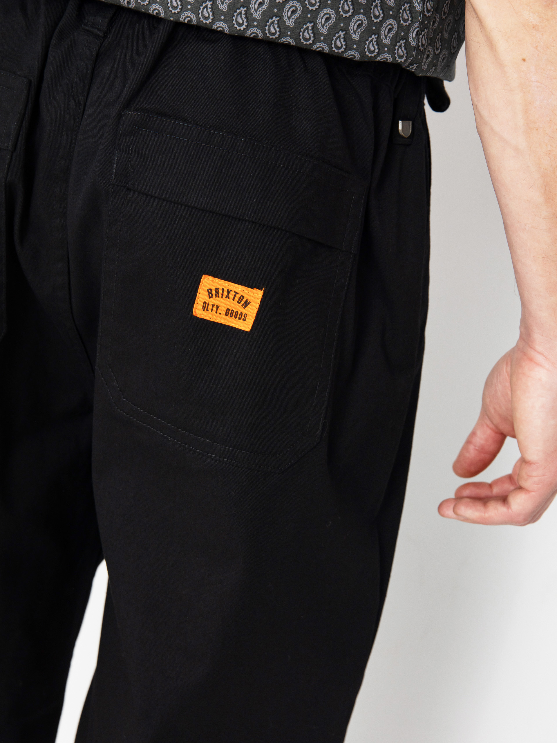 Brixton Baggy Skate Pants (black)