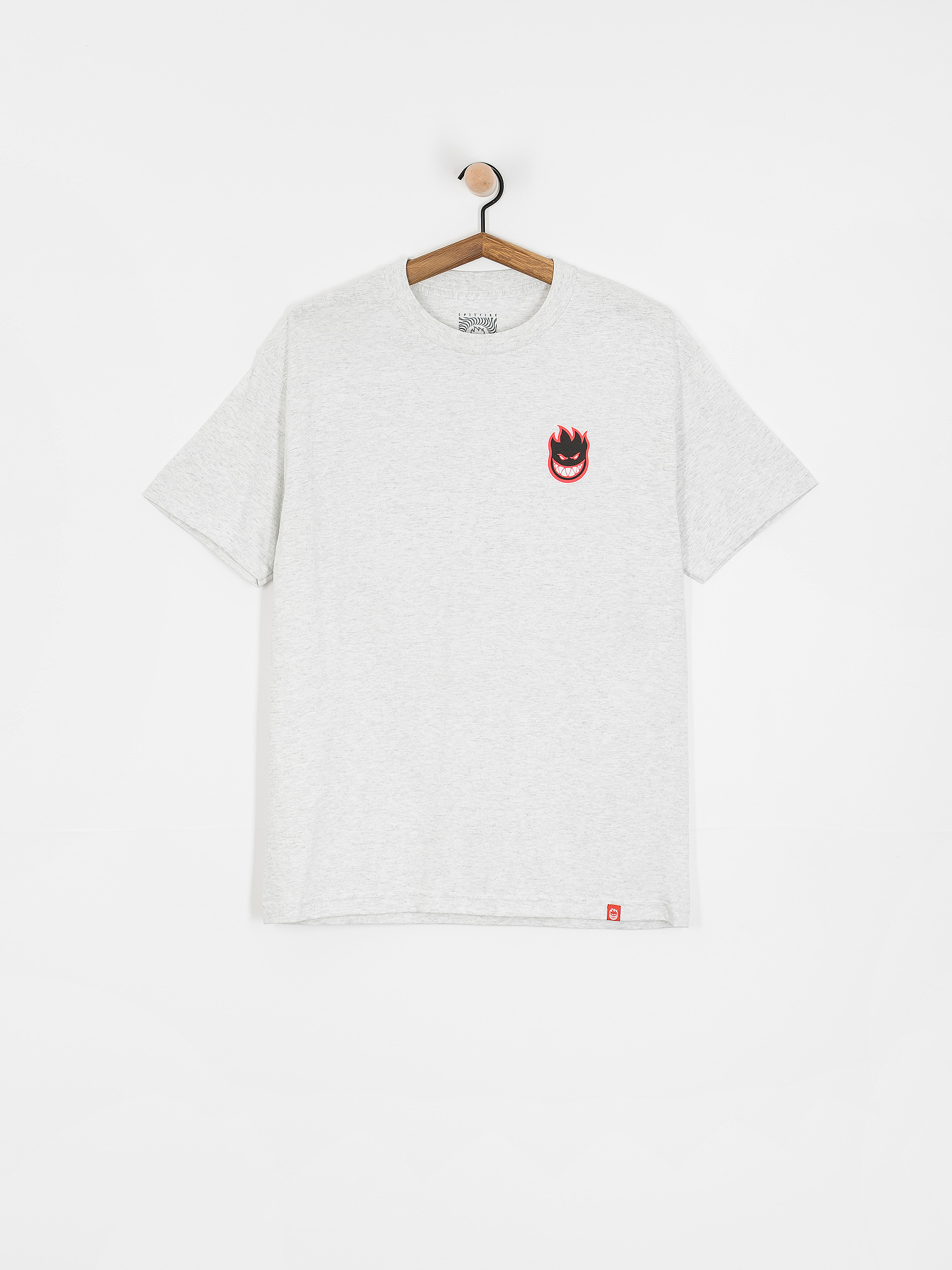 Spitfire Lil Bighead Fill T-Shirt (ash/black red & white print)