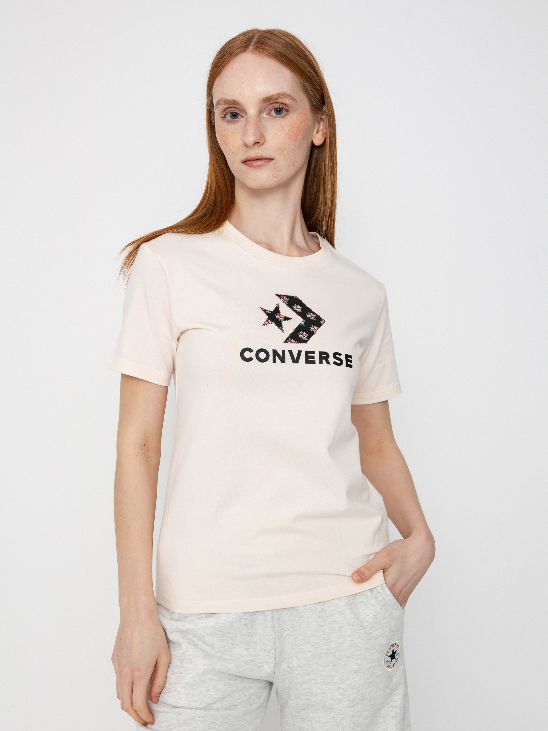 Converse Star Chevron Infill Wmn T-Shirt (pale petal)
