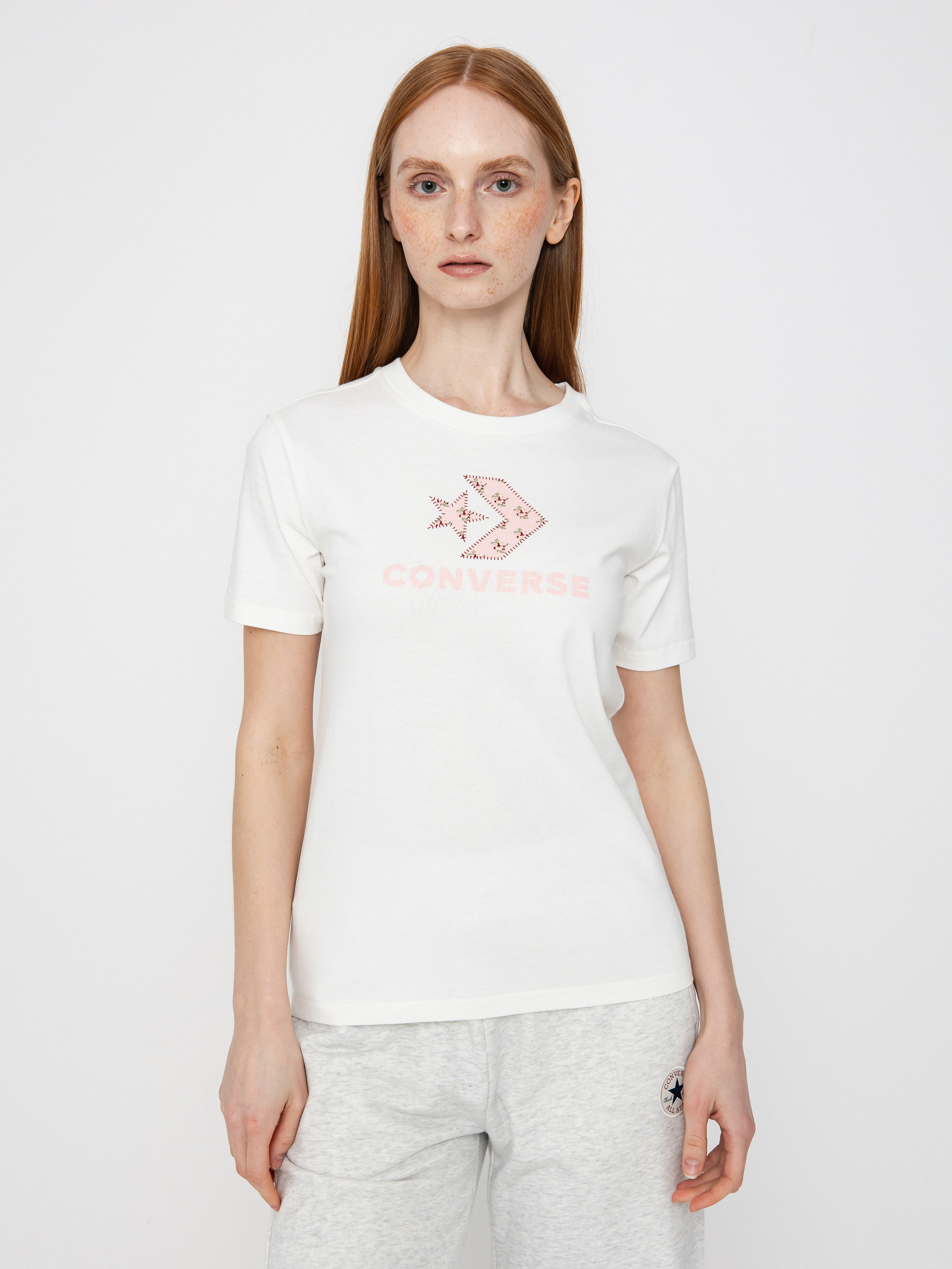 Converse Star Chevron Infill Wmn T-Shirt (vintage white)