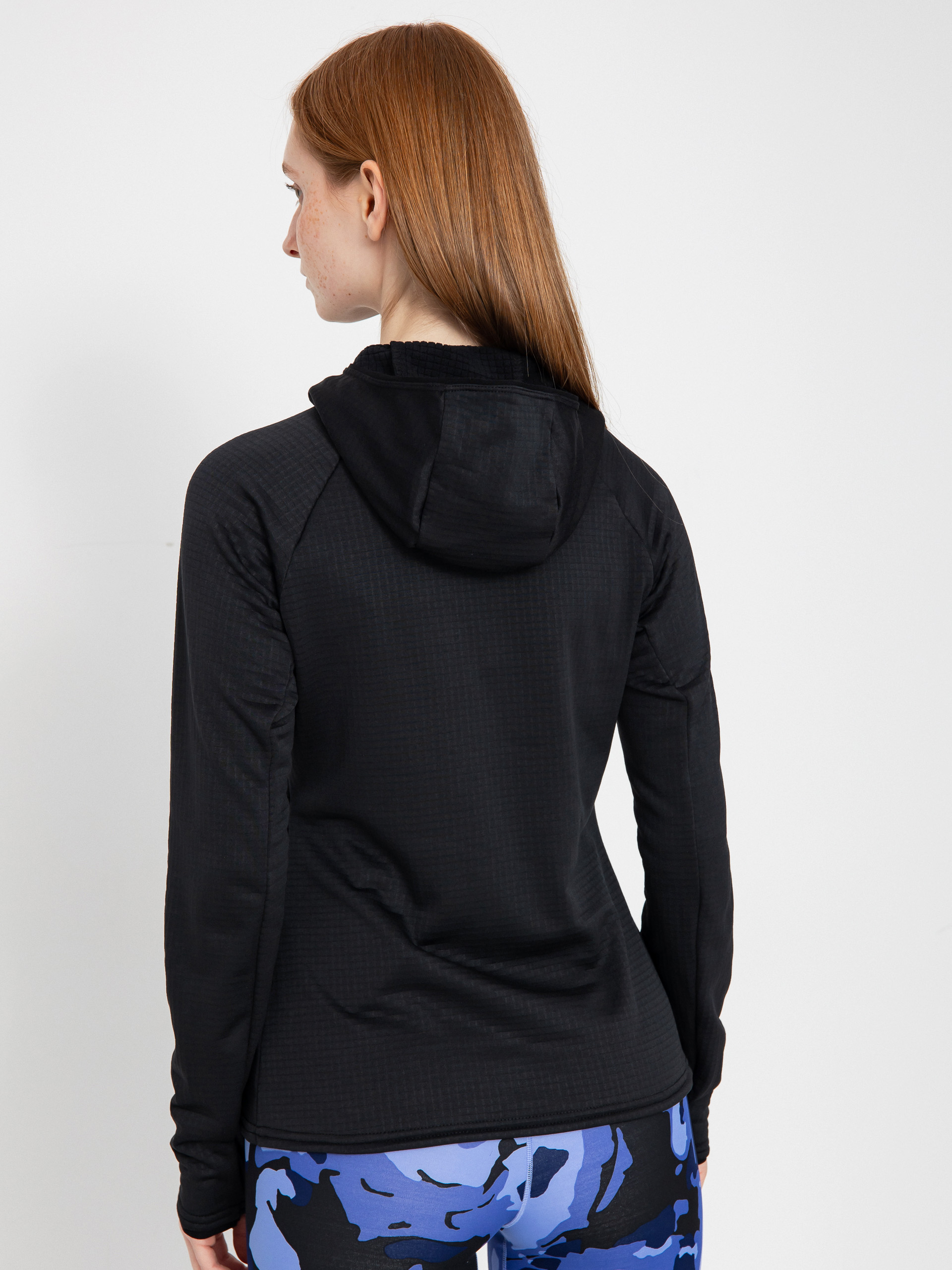 Damen Volcom Aktives Sweatshirt Gridlock Balaclava (black)