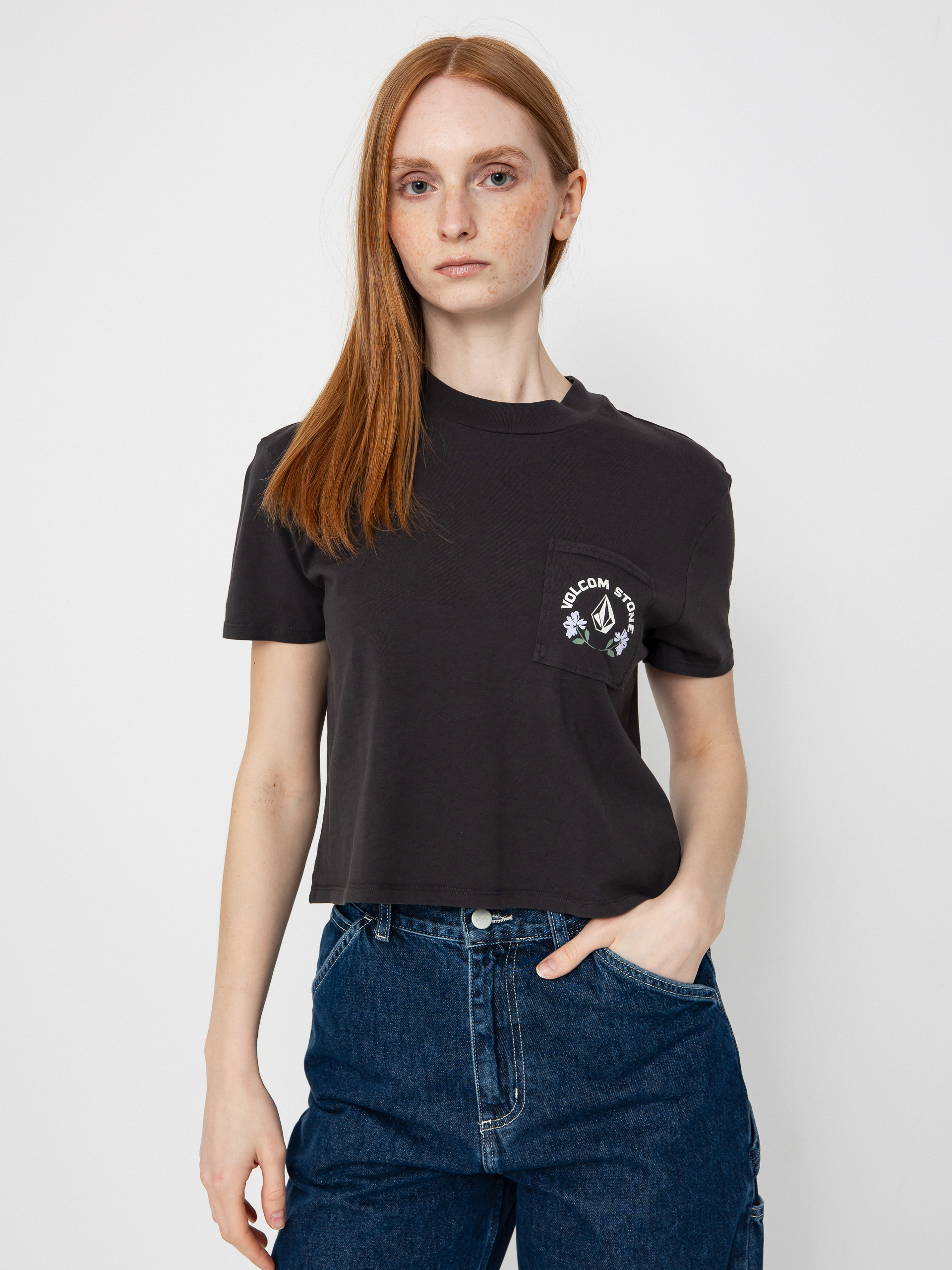 Volcom Pocket Dial Wmn T-Shirt (vintage black)