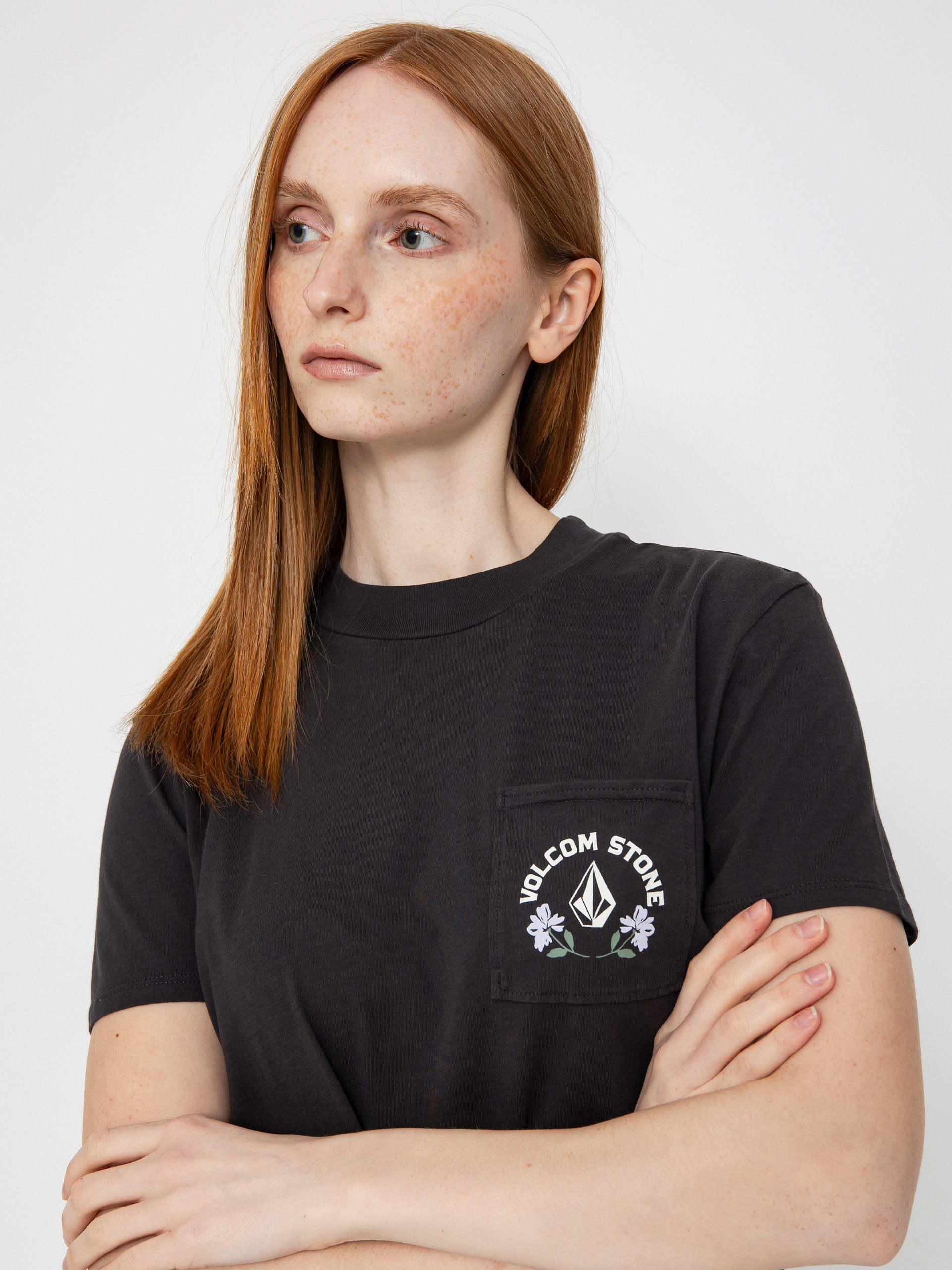 Volcom Pocket Dial Wmn T-Shirt (vintage black)