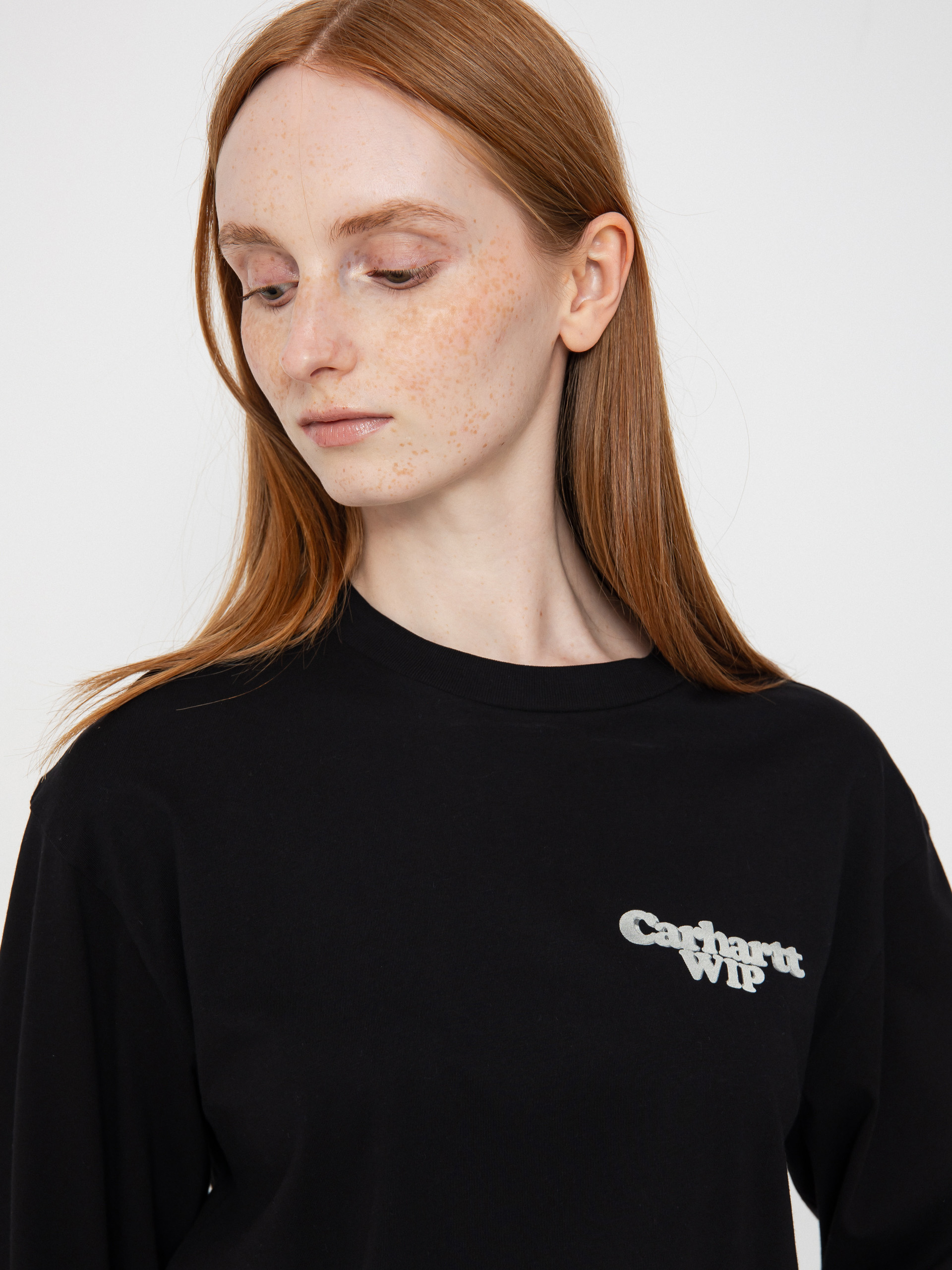 Carhartt WIP Longsleeve Linked Charms Wmn (black/silver)