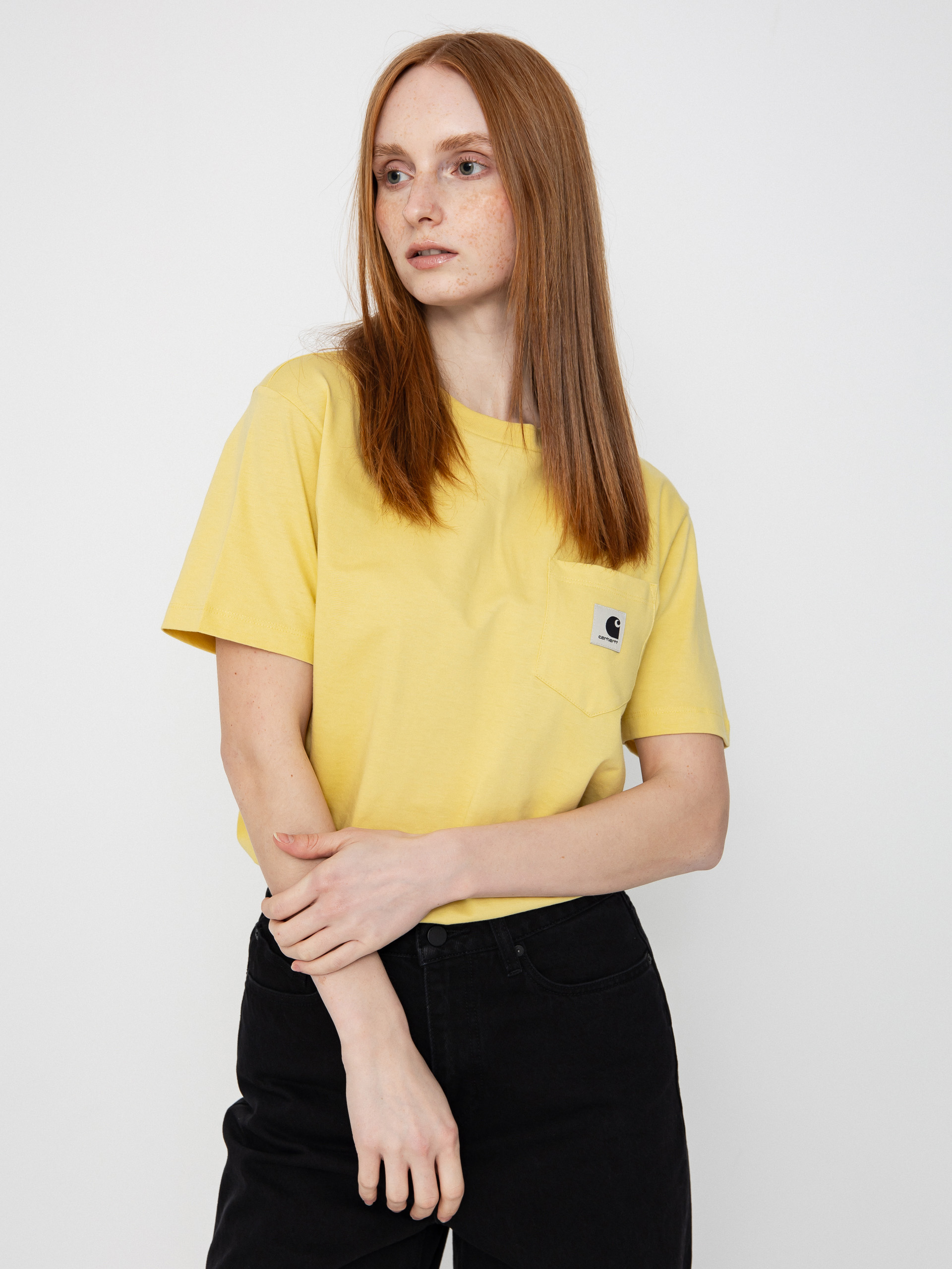 Carhartt WIP Pocket Wmn T-Shirt (air yellow)