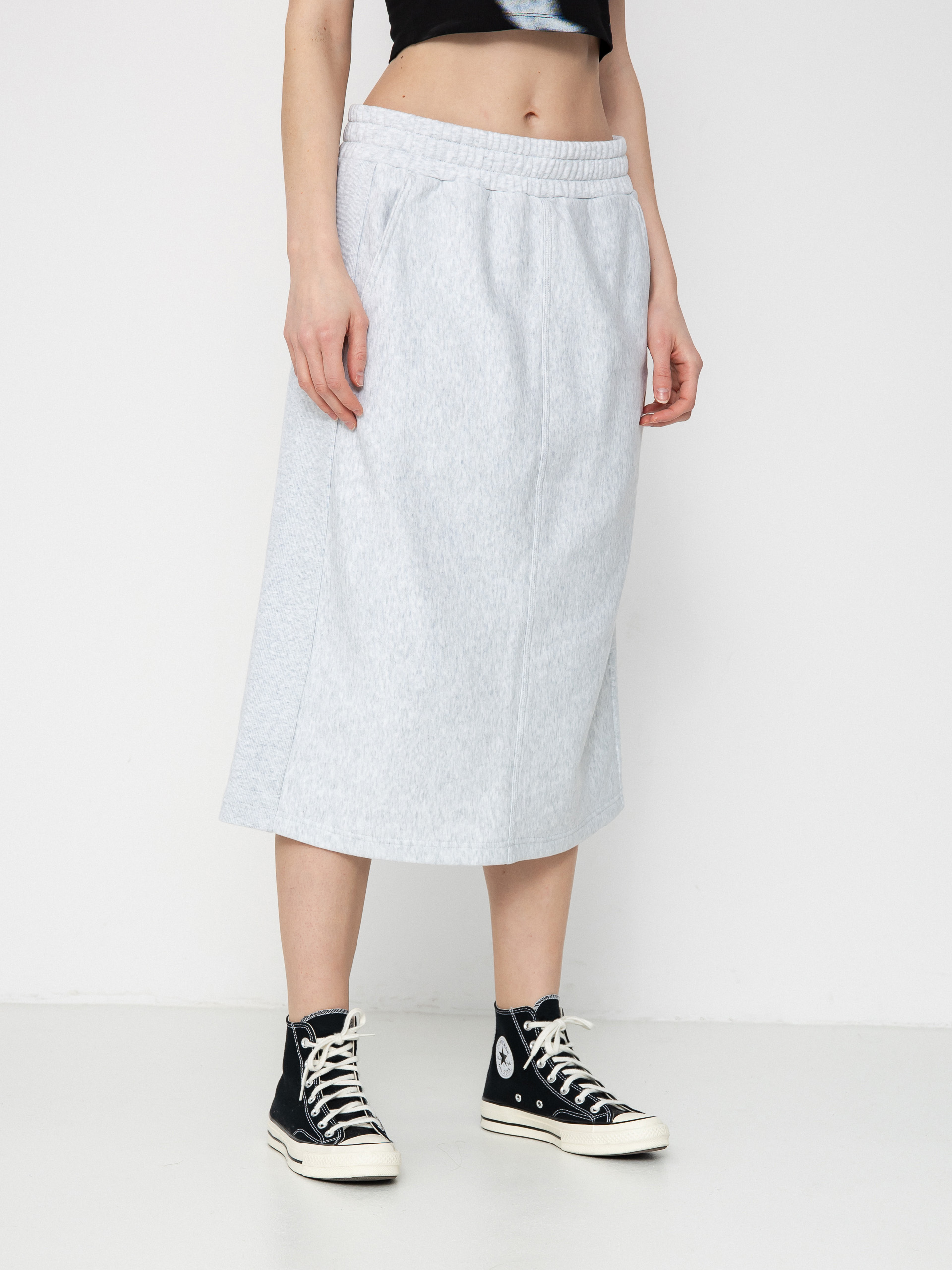 スカート CARHARTT WIP 'American Script' skirt Gray Carhartt WIP Women's American Script Sweat Skirt | Ash