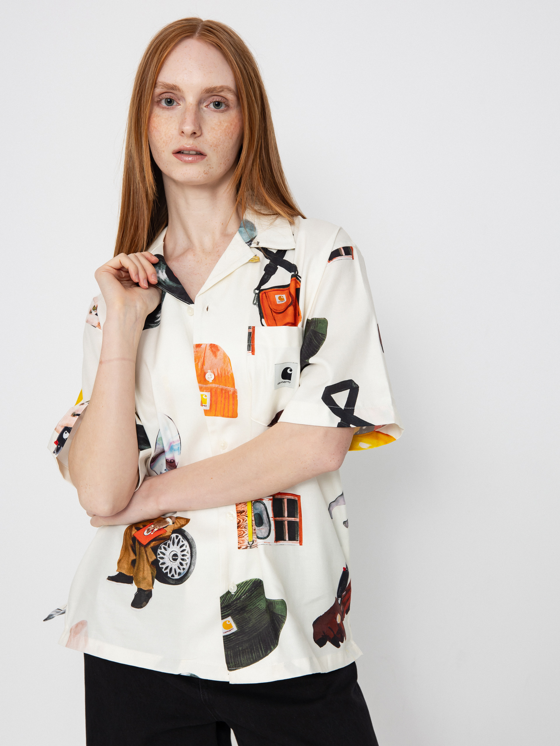 Carhartt WIP Jacob Rochester Wmn Hemd (jacob rochester print/wax)