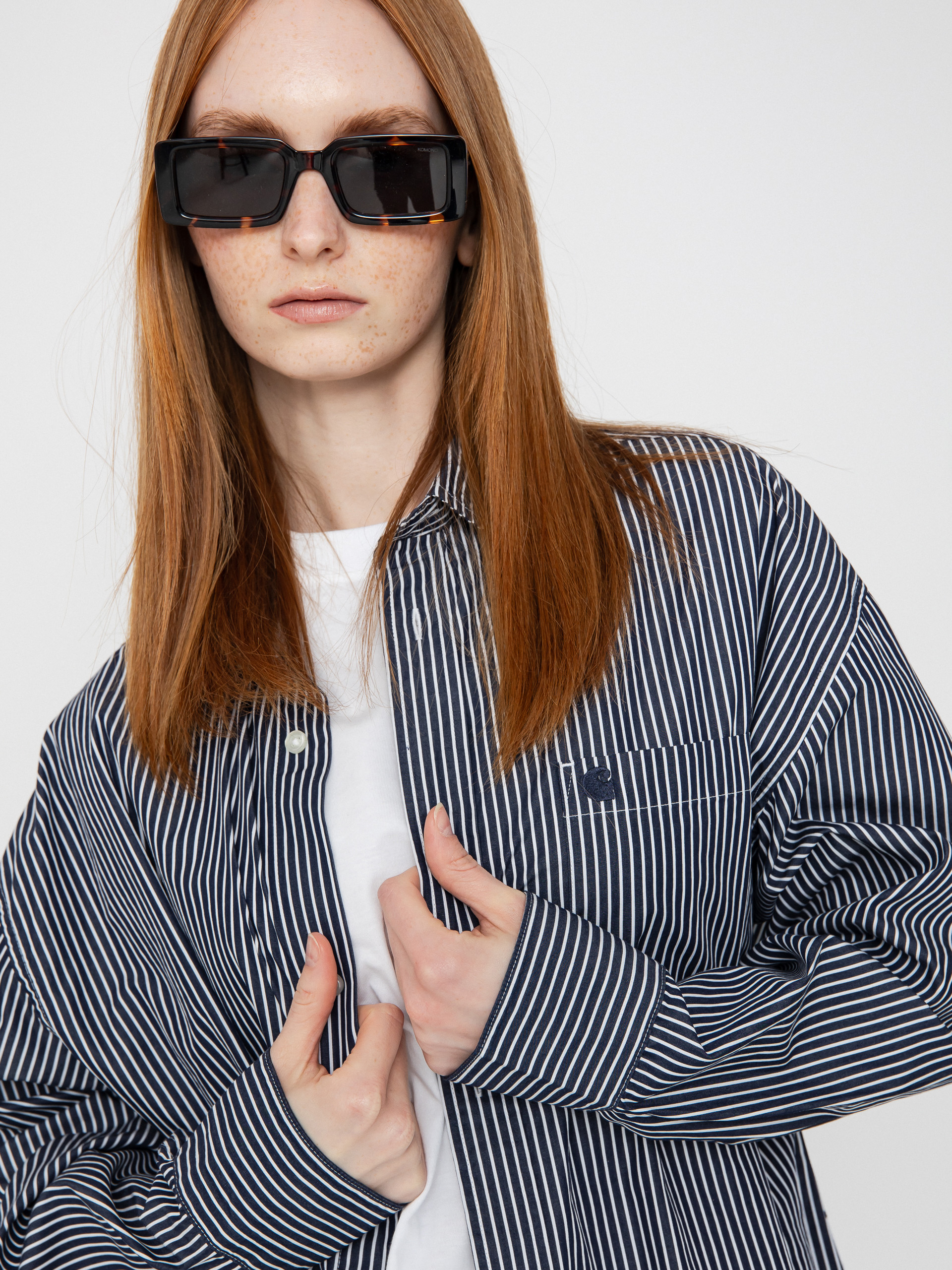 Carhartt WIP Arvin Wmn Hemd (arvin stripe/space/space)