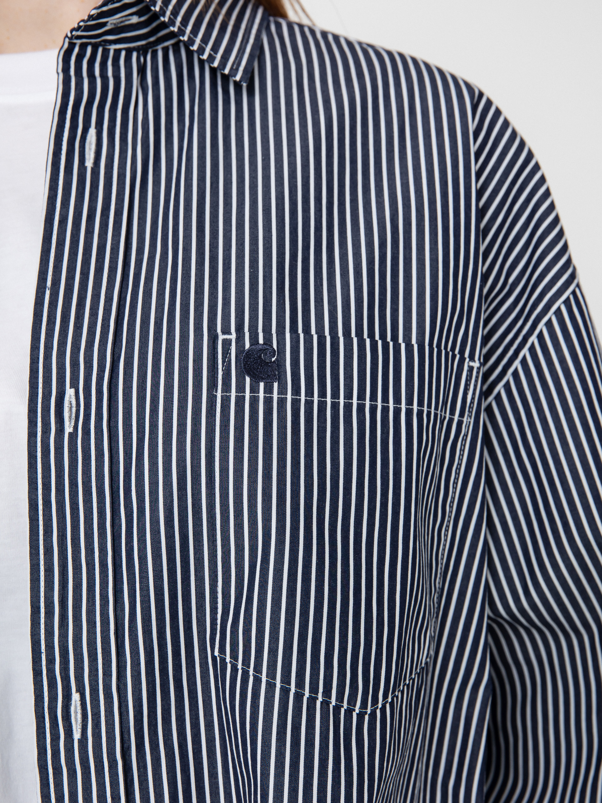 Carhartt WIP Arvin Wmn Hemd (arvin stripe/space/space)