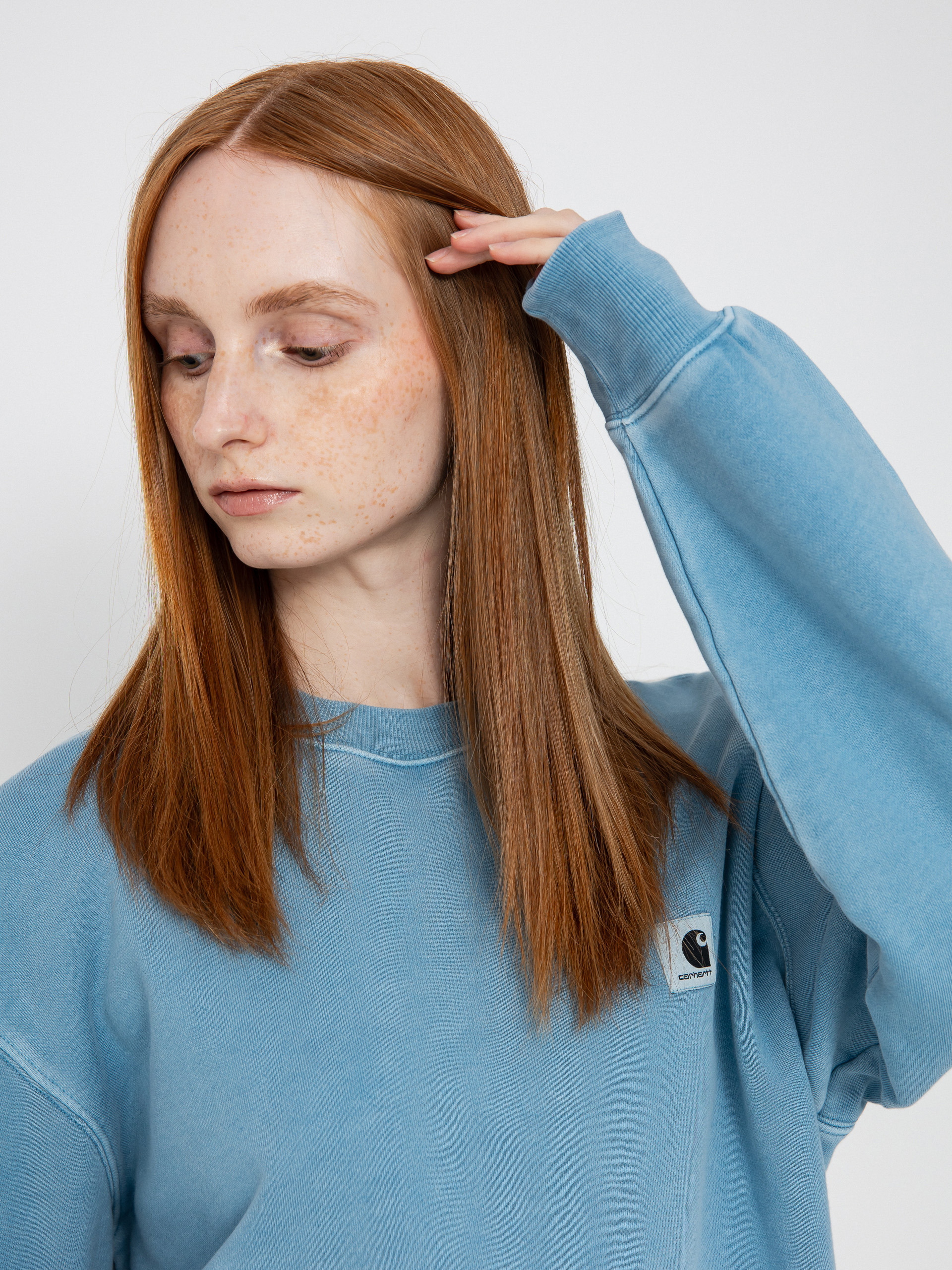 Carhartt WIP Nelson Wmn Sweatshirt (clay blue)