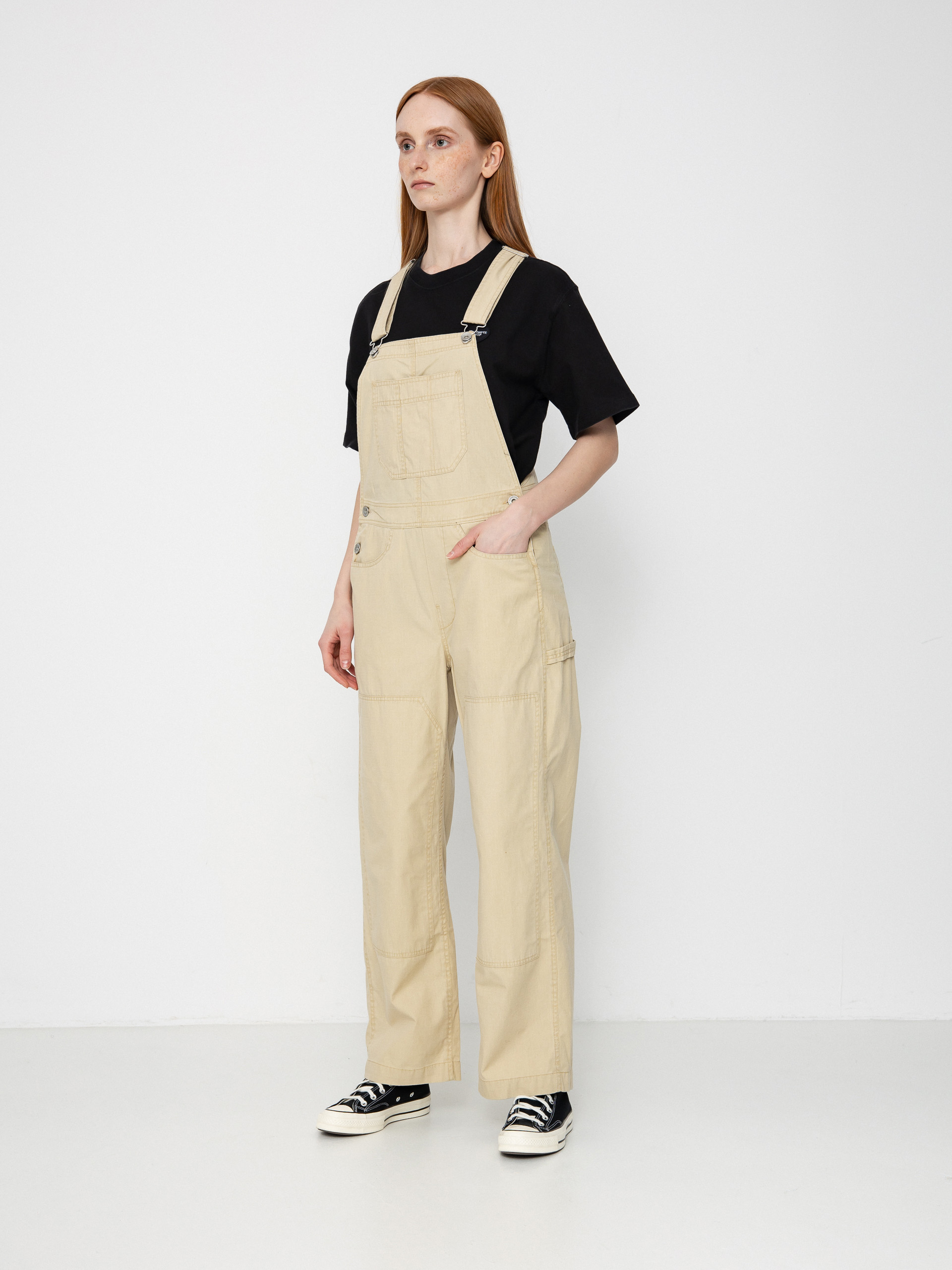 Brixton Utility Overall Hose Wmn (pale khaki)