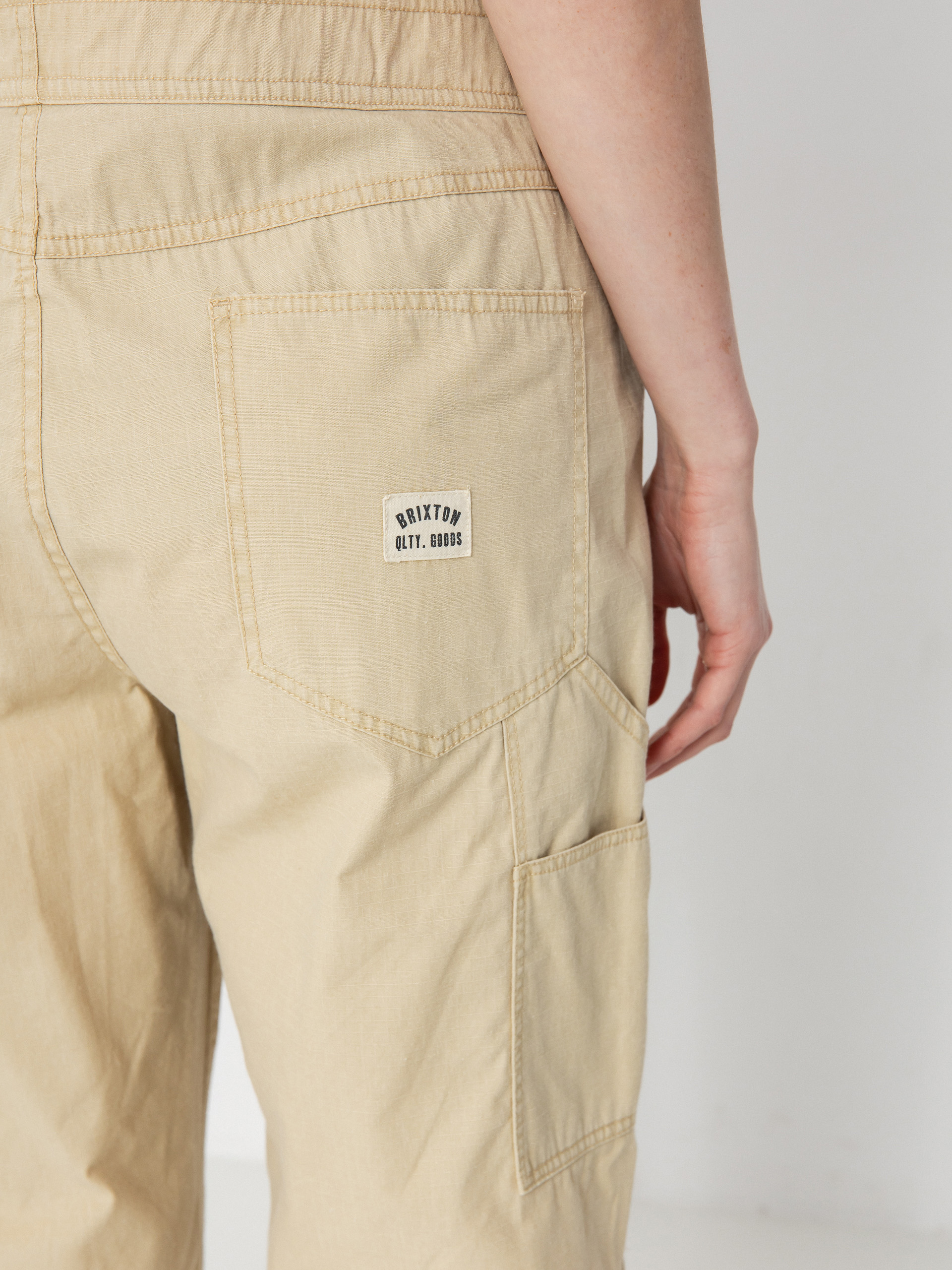 Brixton Utility Overall Hose Wmn (pale khaki)