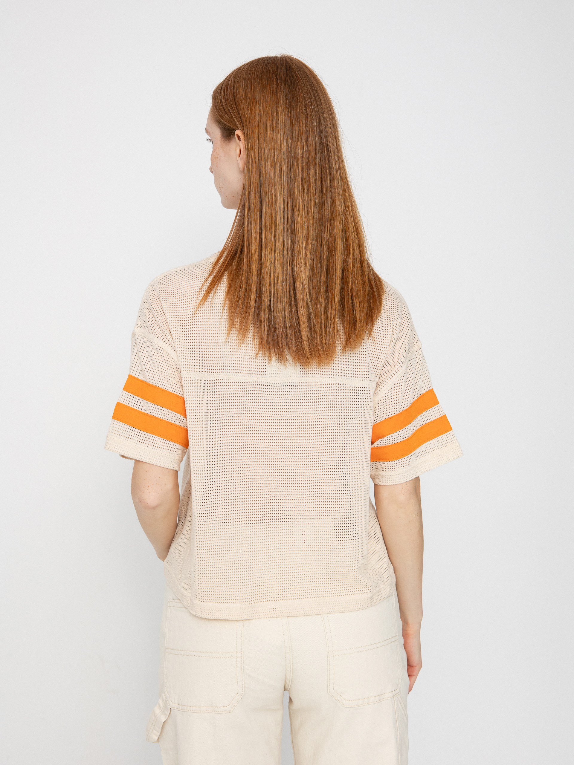 Brixton Varsity Football Mesh Wmn T-Shirt (whitecap)