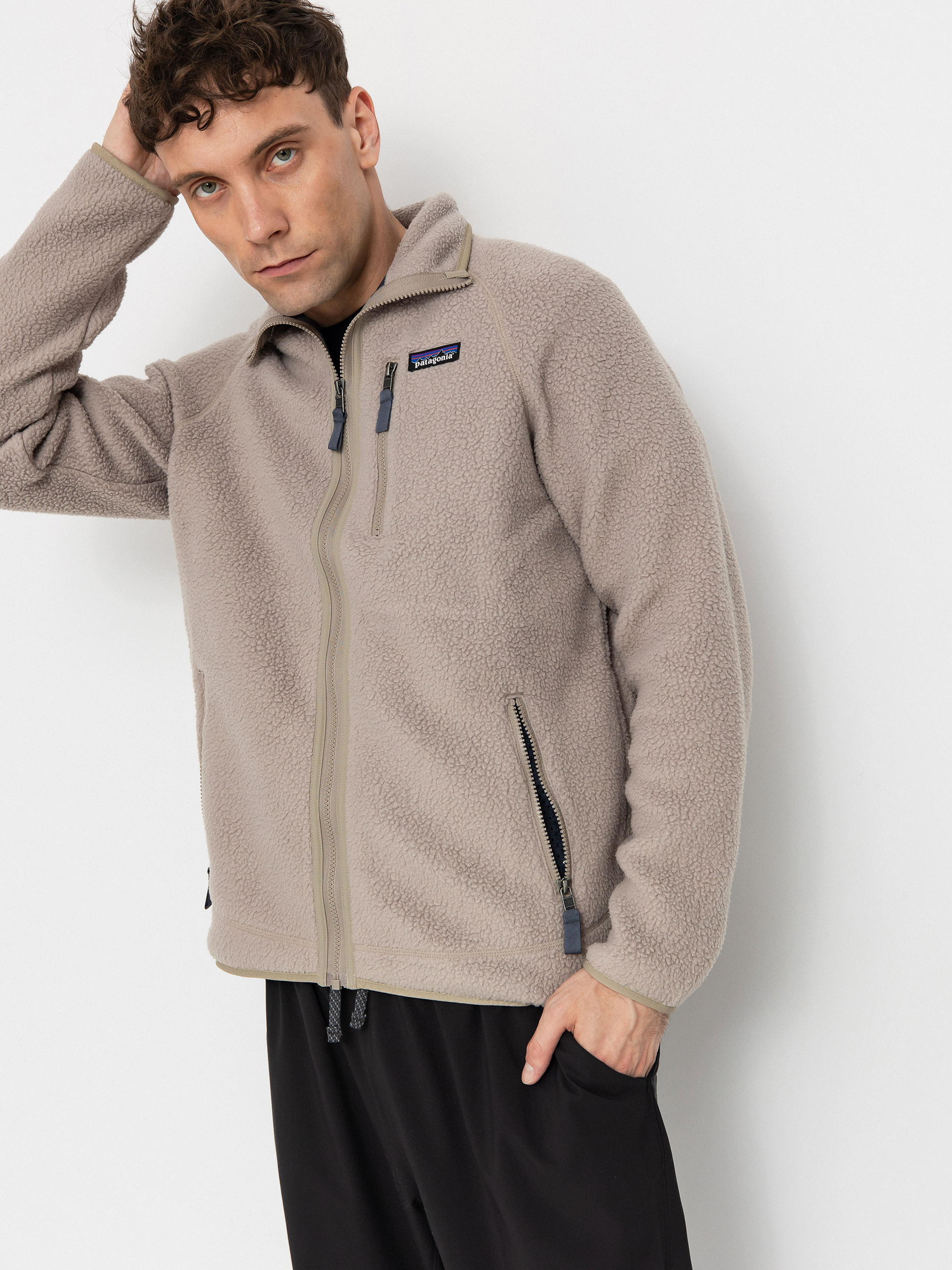 Patagonia Jacket Retro Pile - beige (seabird grey)