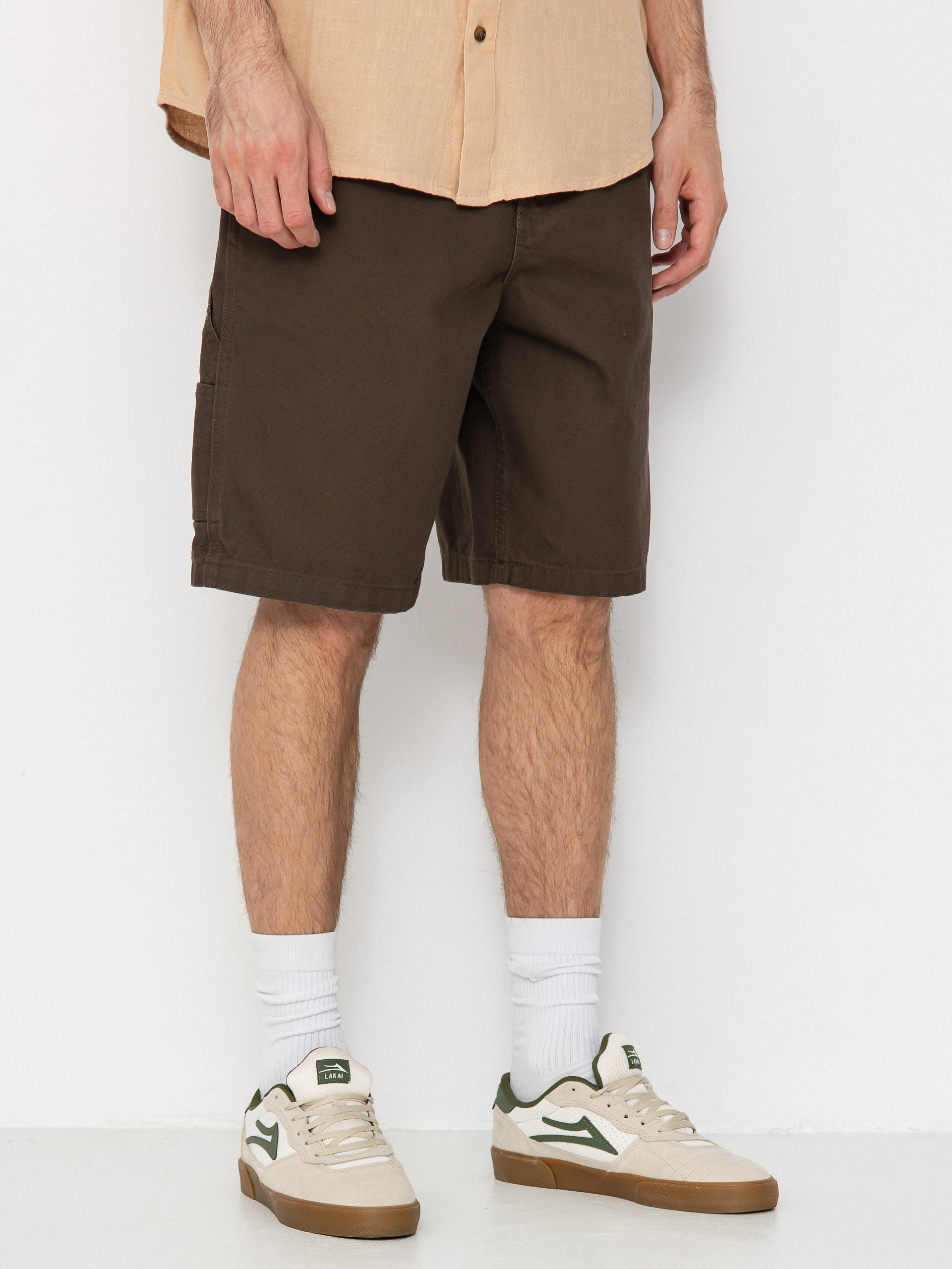 Vans Drill Chore Carpenter Loose Canvas Shorts - brown (turkish