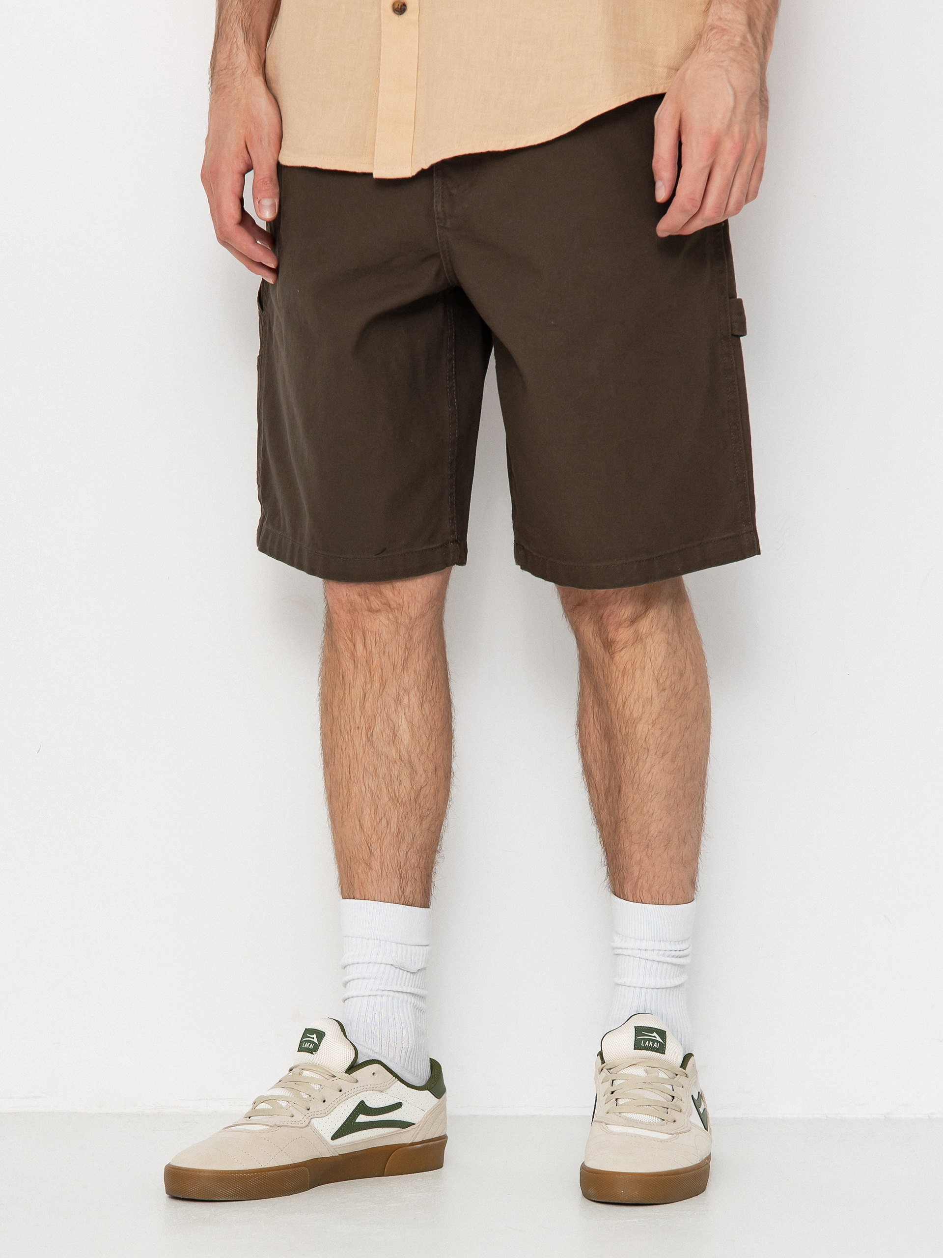 Vans Drill Chore Carpenter Loose Canvas Shorts - brown (turkish