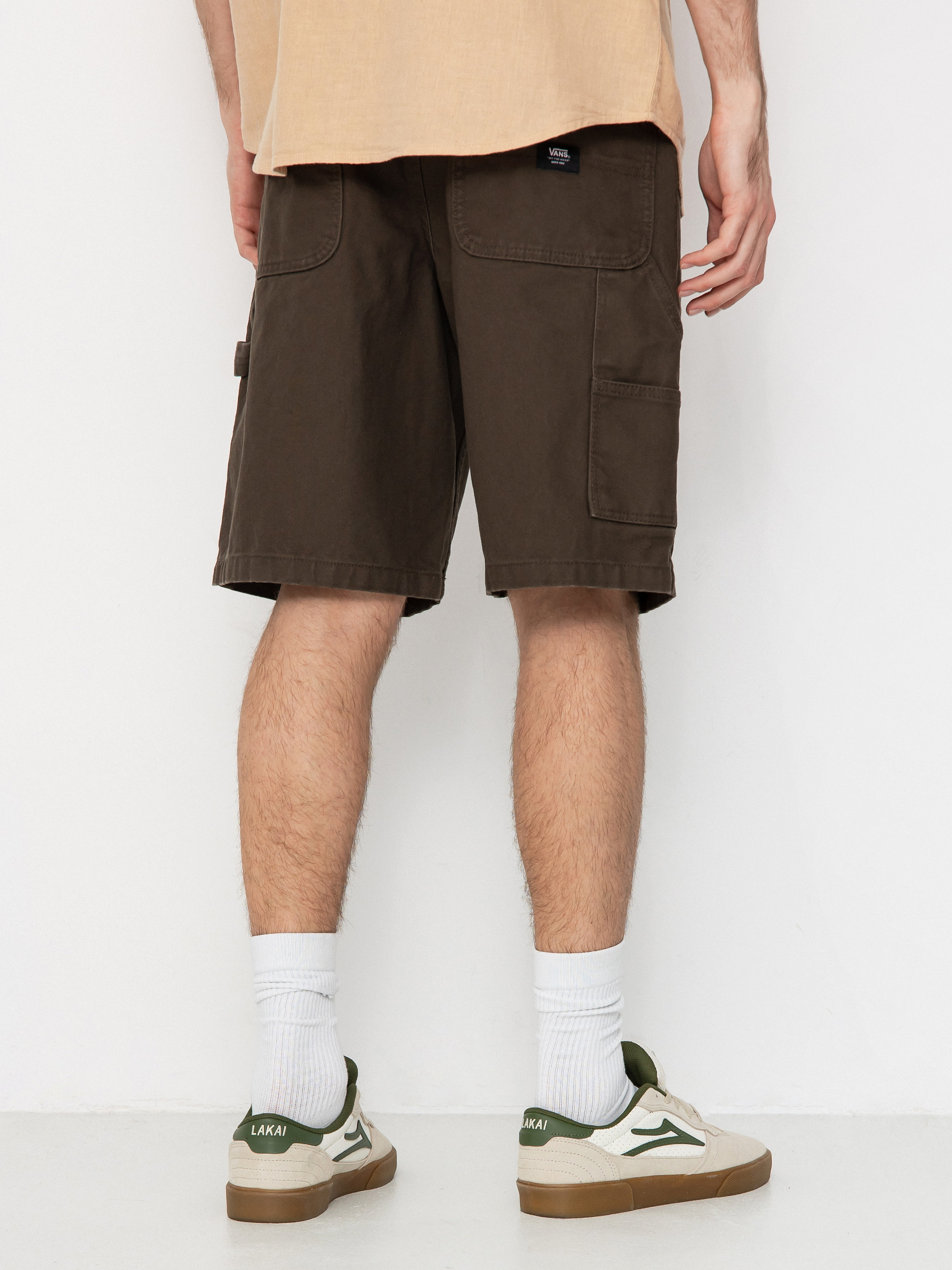Vans Drill Chore Carpenter Loose Canvas Shorts - brown (turkish