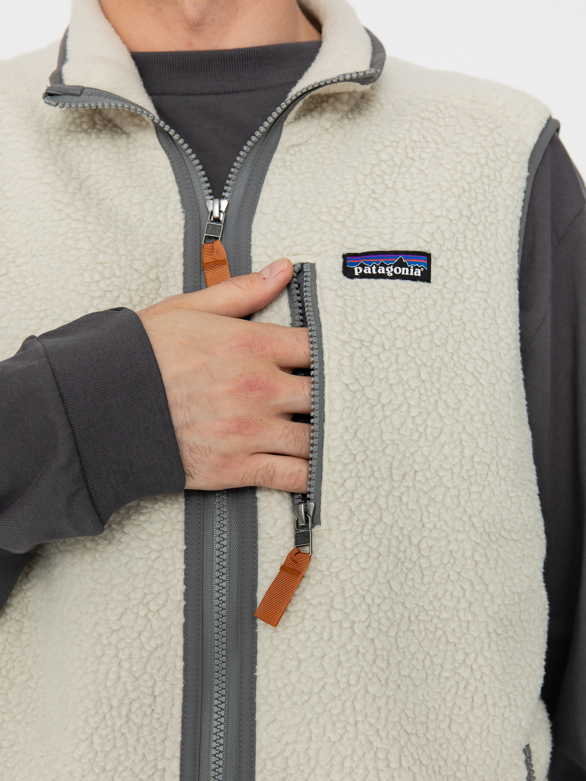 Patagonia Weste Retro Pile (pelican)