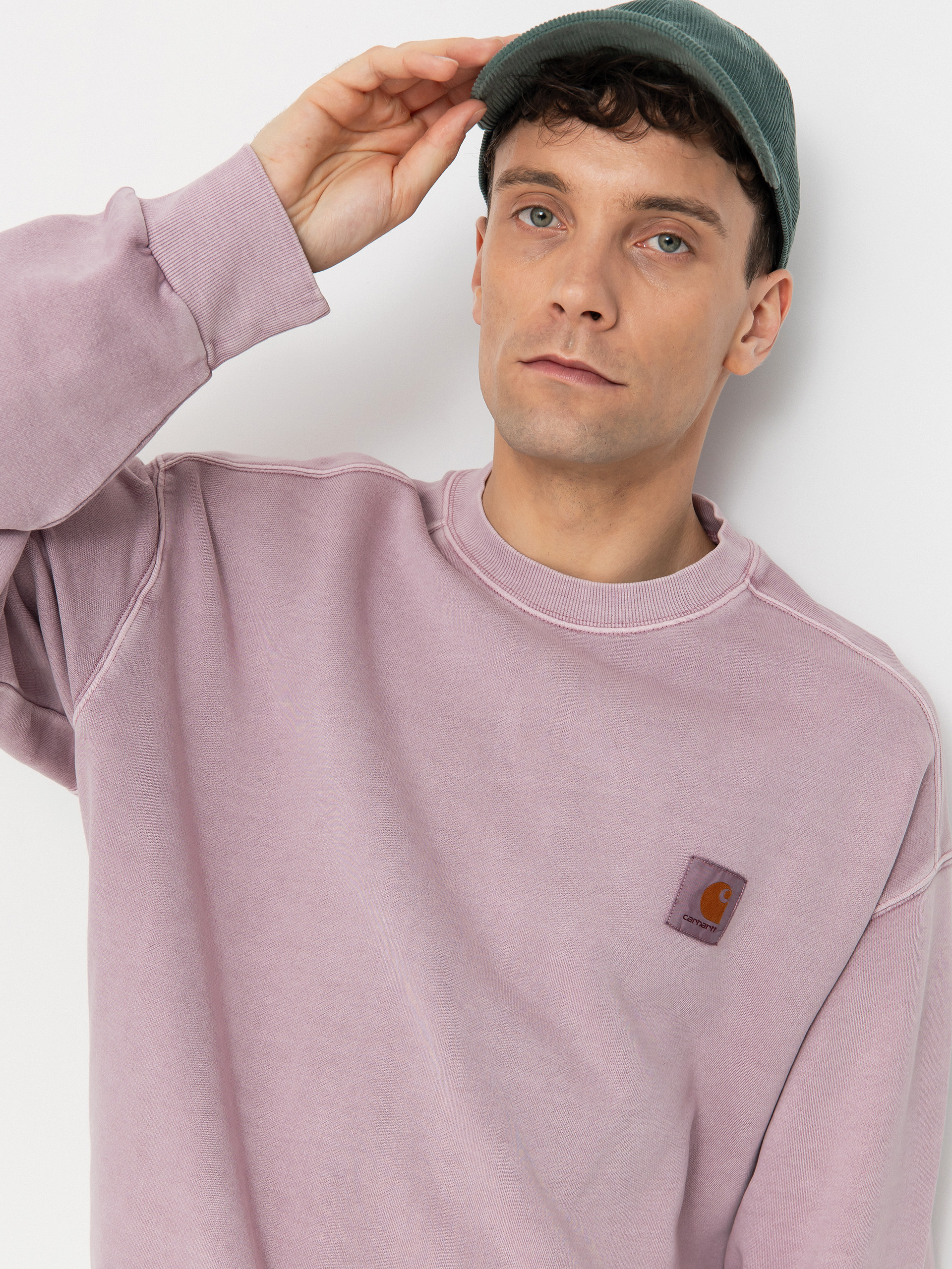 Carhartt WIP Nelson Sweatshirt - pink (hortensia)