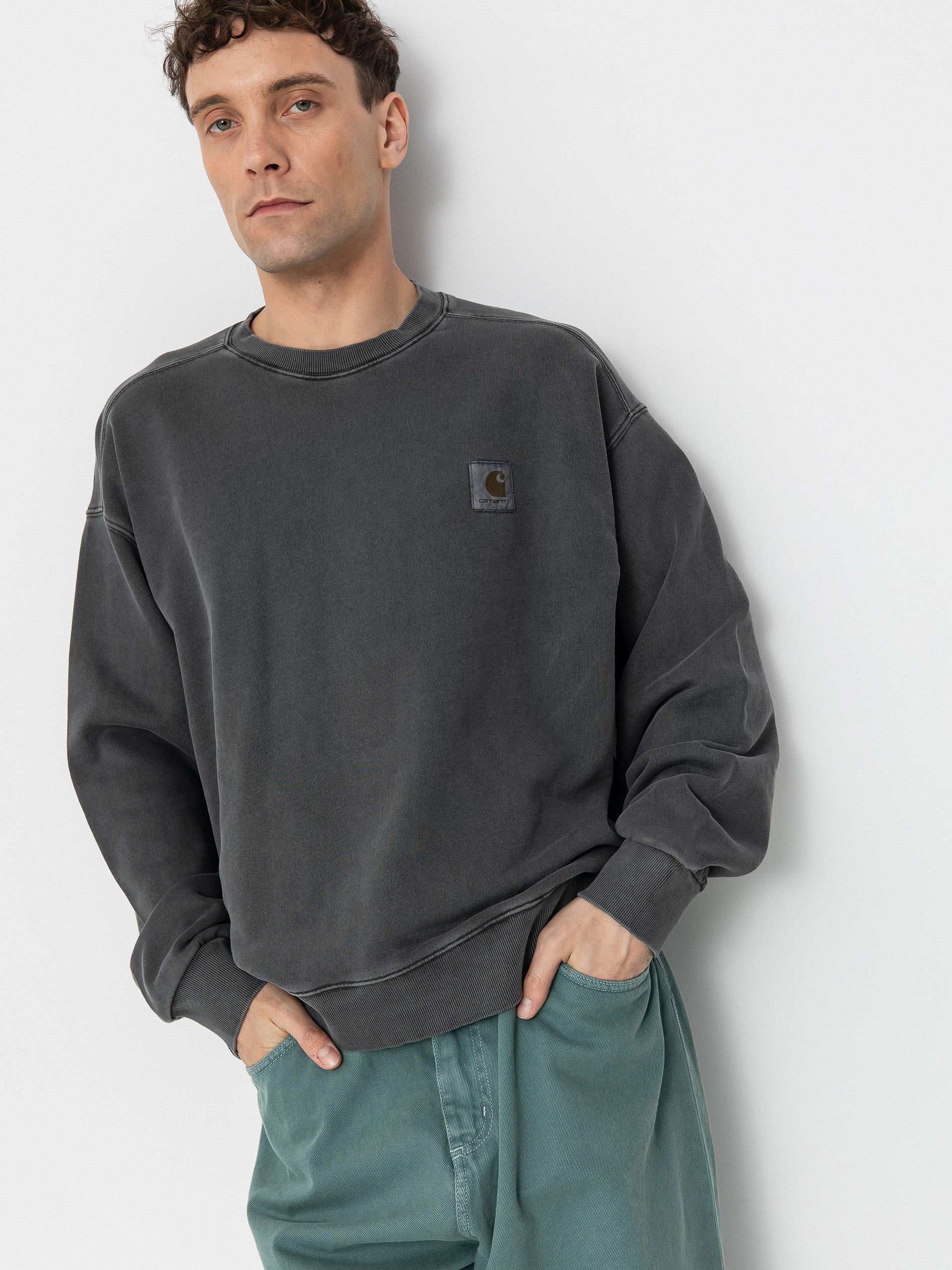 Carhartt WIP Nelson Sweatshirt - pink (hortensia)