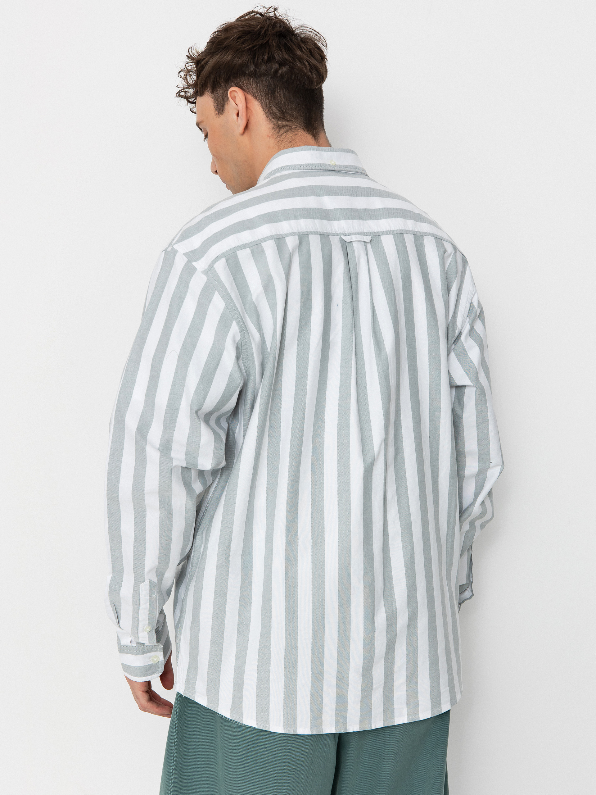 Carhartt WIP Dillion Shirt (dillion stripe/park/white)
