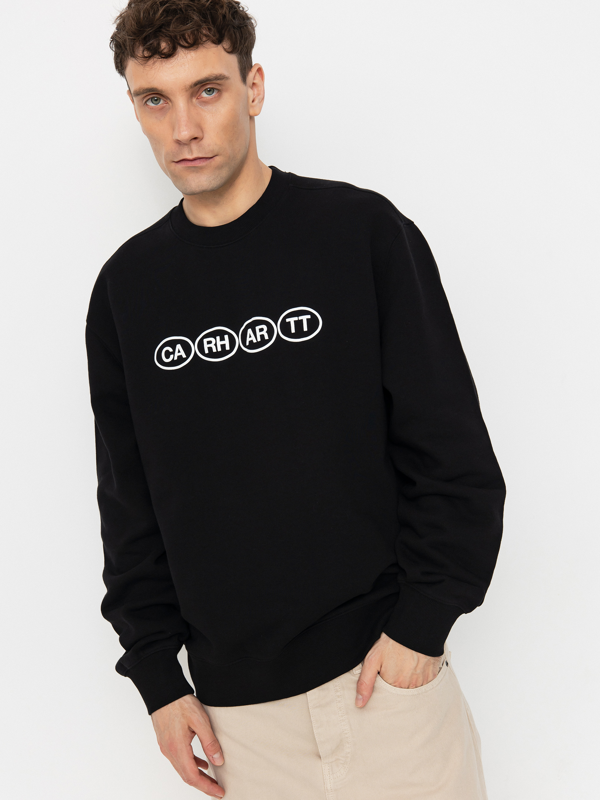 Carhartt WIP Bumper Sweatshirt (black/white)