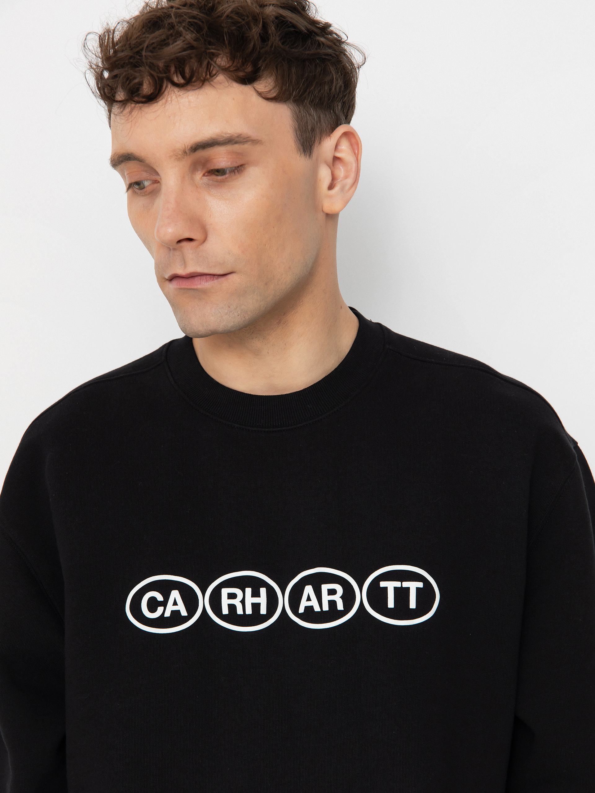 ★CARHARTT WIP Bumper Sweatshirt 関税込★ Carhartt WIP Bumper Sweatshirt, Black / White | Official