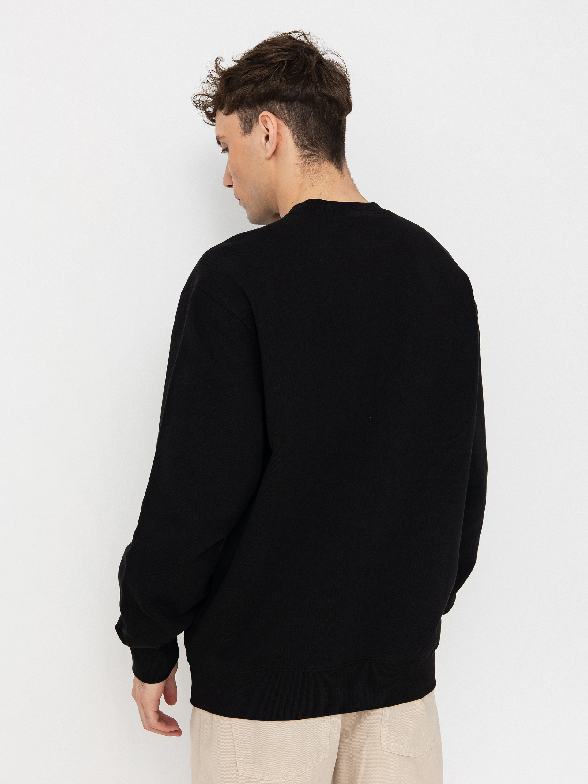 ★CARHARTT WIP Bumper Sweatshirt 関税込★ Carhartt WIP Script Half Zip Sweatshirt, Black/White