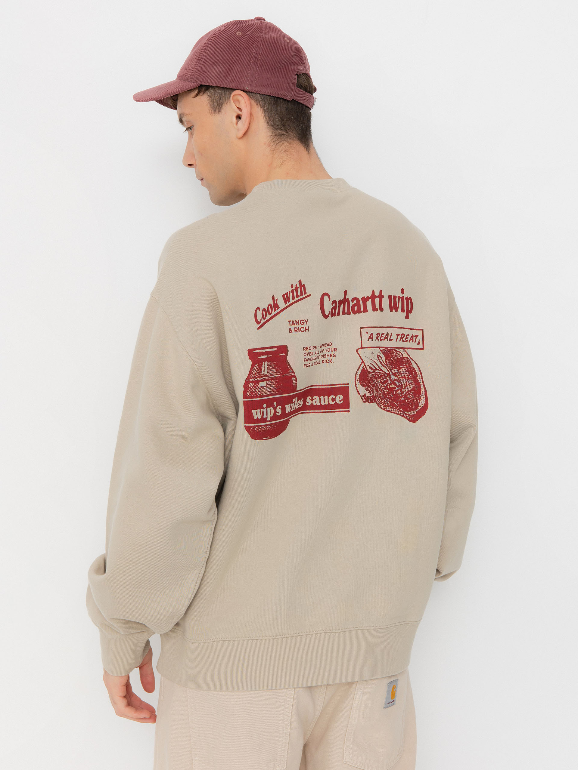 Carhartt WIP Catalogue Sweatshirt (fleur de sel/desire)