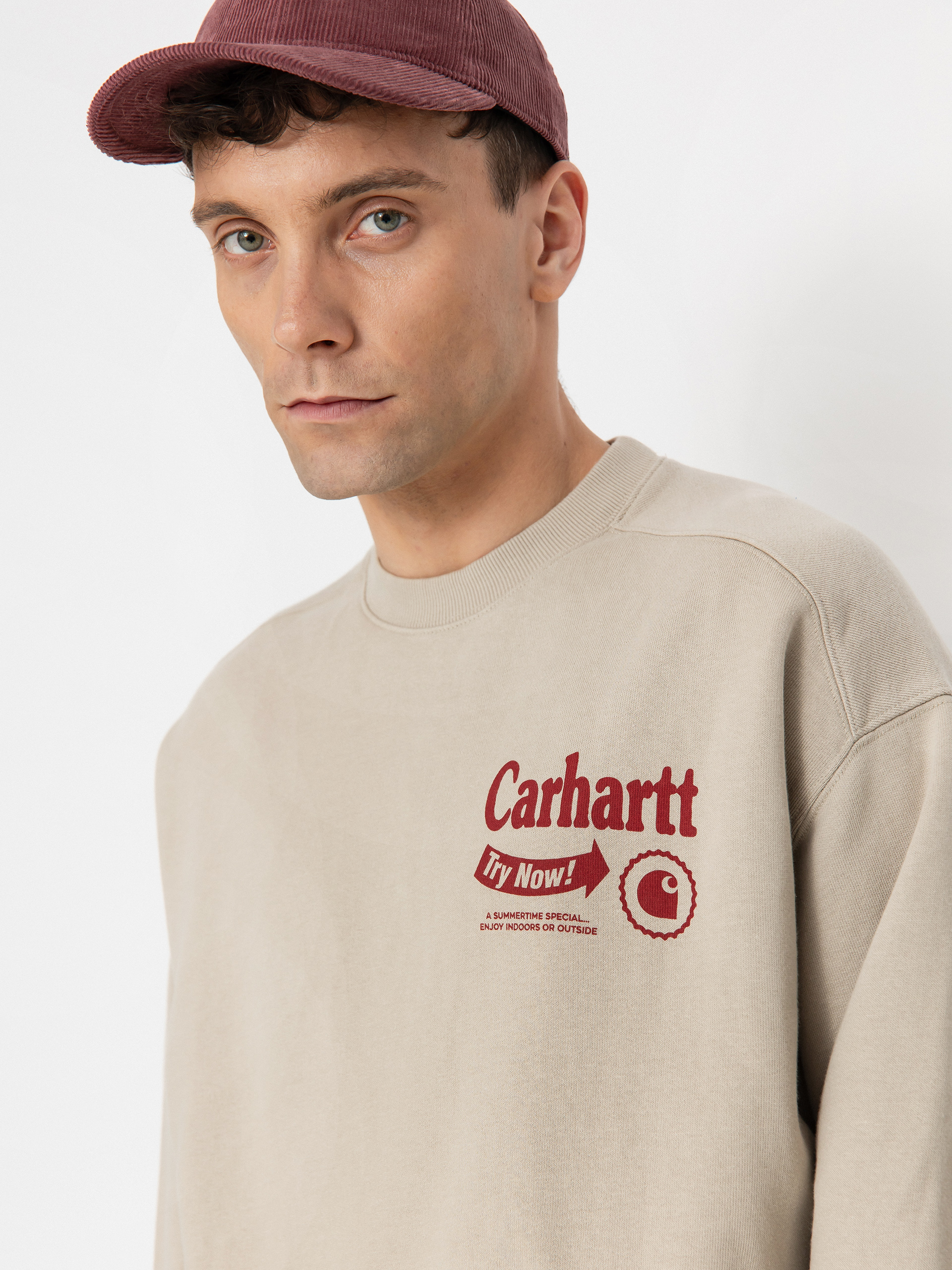 Carhartt WIP Catalogue Sweatshirt (fleur de sel/desire)