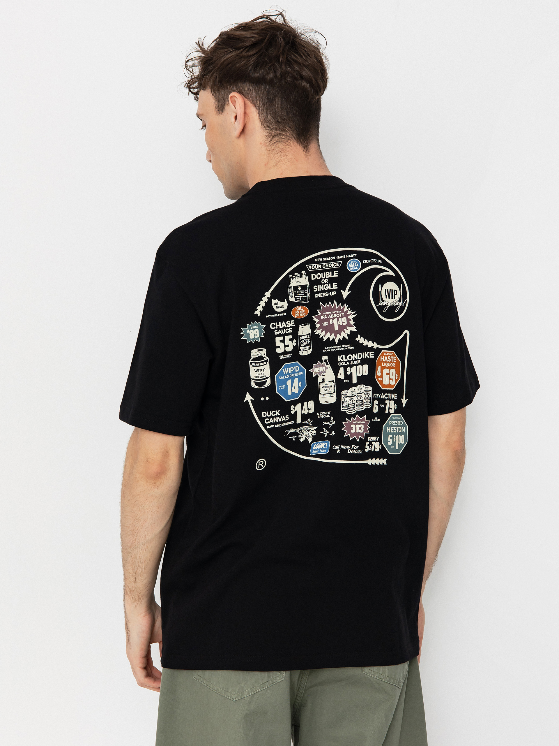 Carhartt WIP Catalogue C Logo T-Shirt (black)