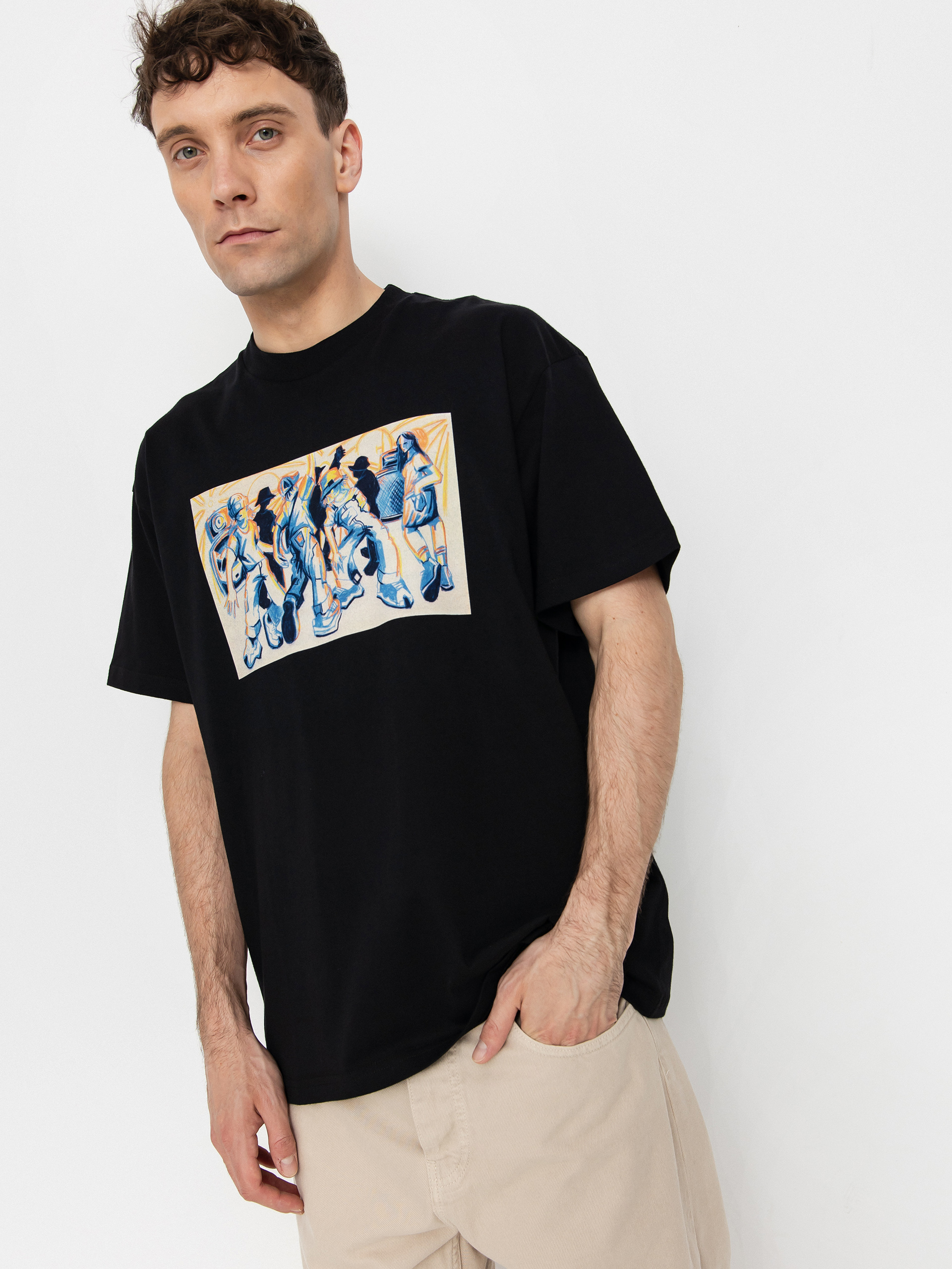 Carhartt WIP Scotty Athletic T-shirt - navy blue (scotty