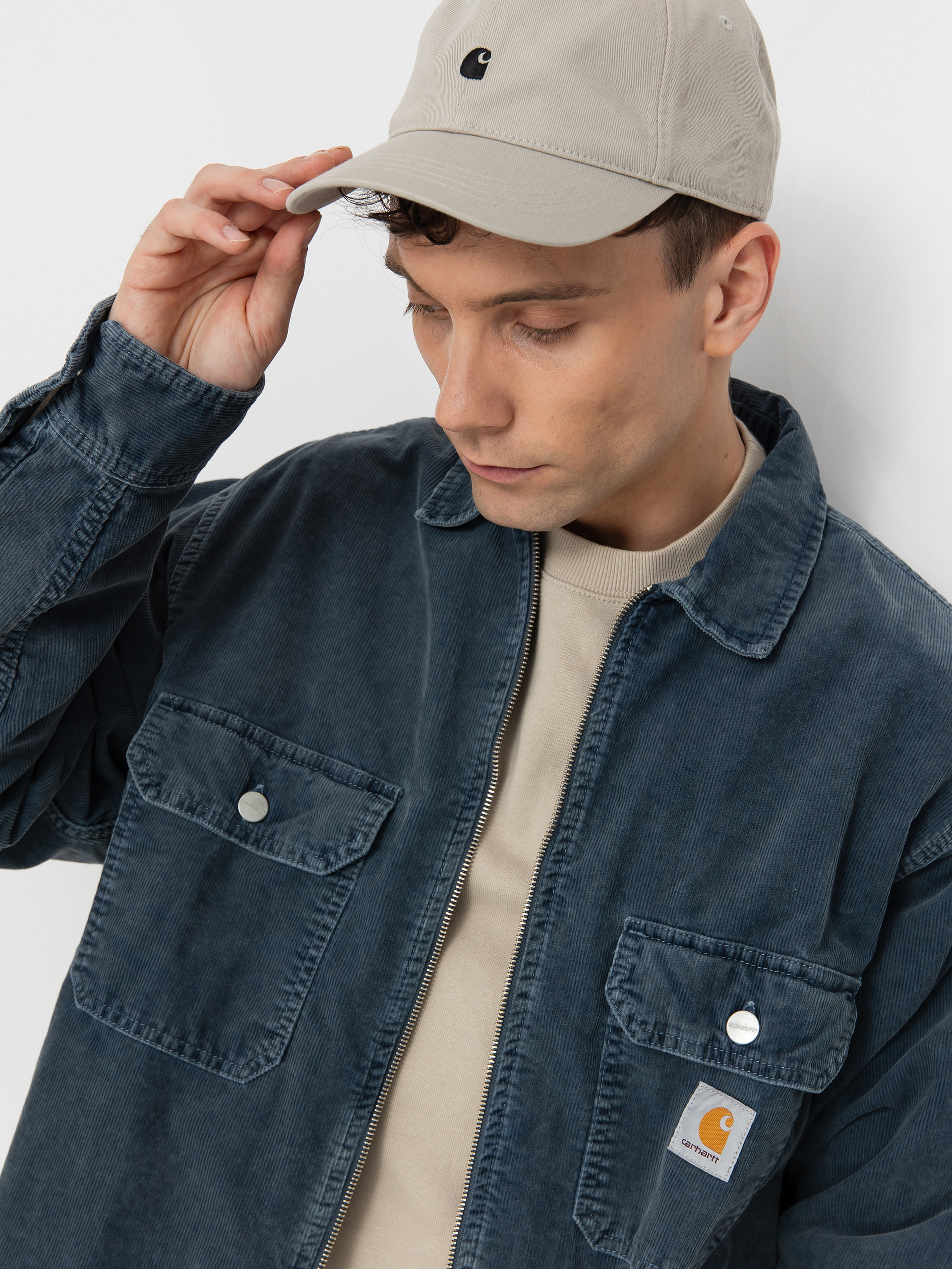 Carhartt WIP Reynold Jacke (dusky blue)