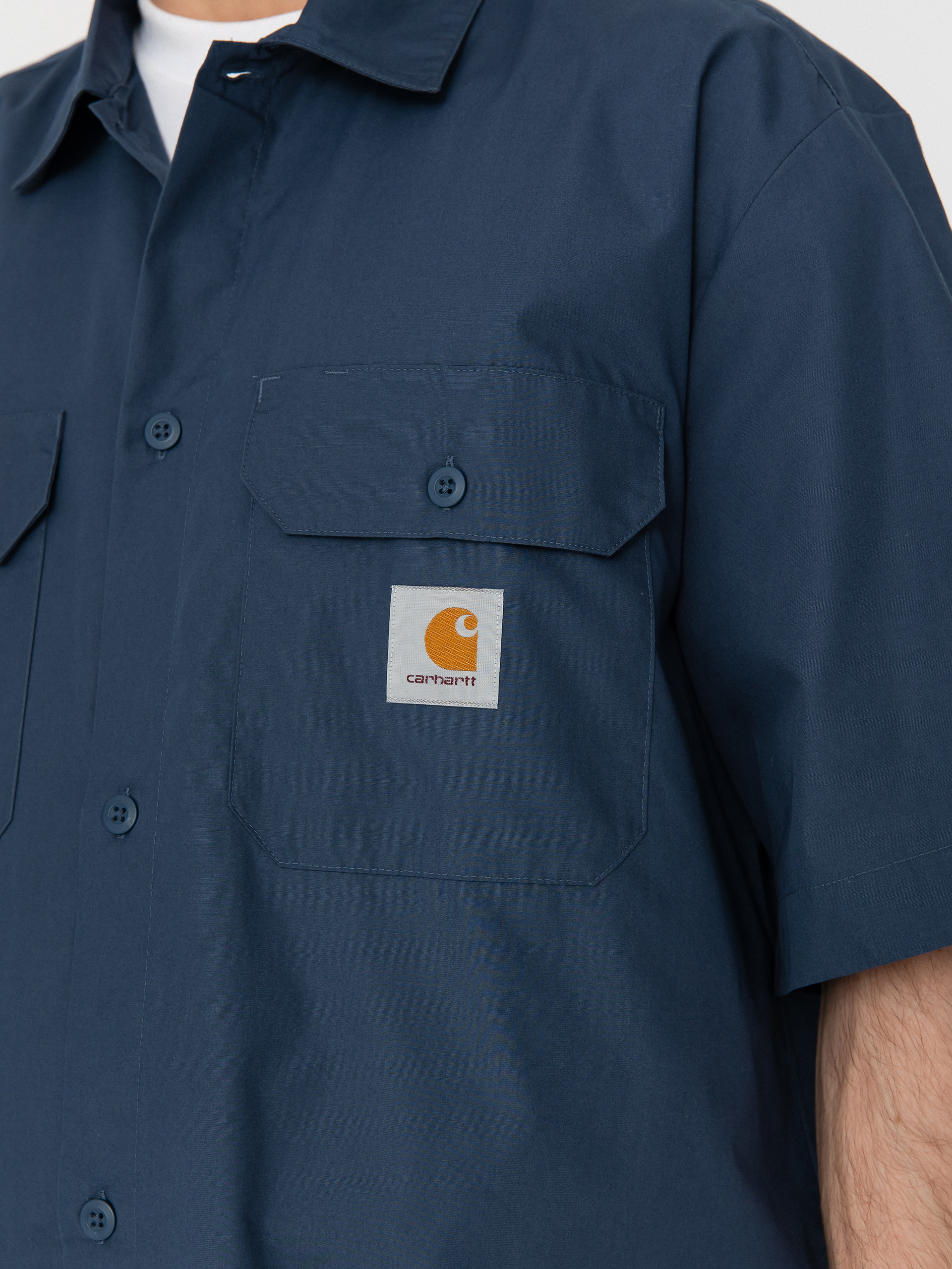 Carhartt WIP Craft Shirt - navy blue (dusky blue)