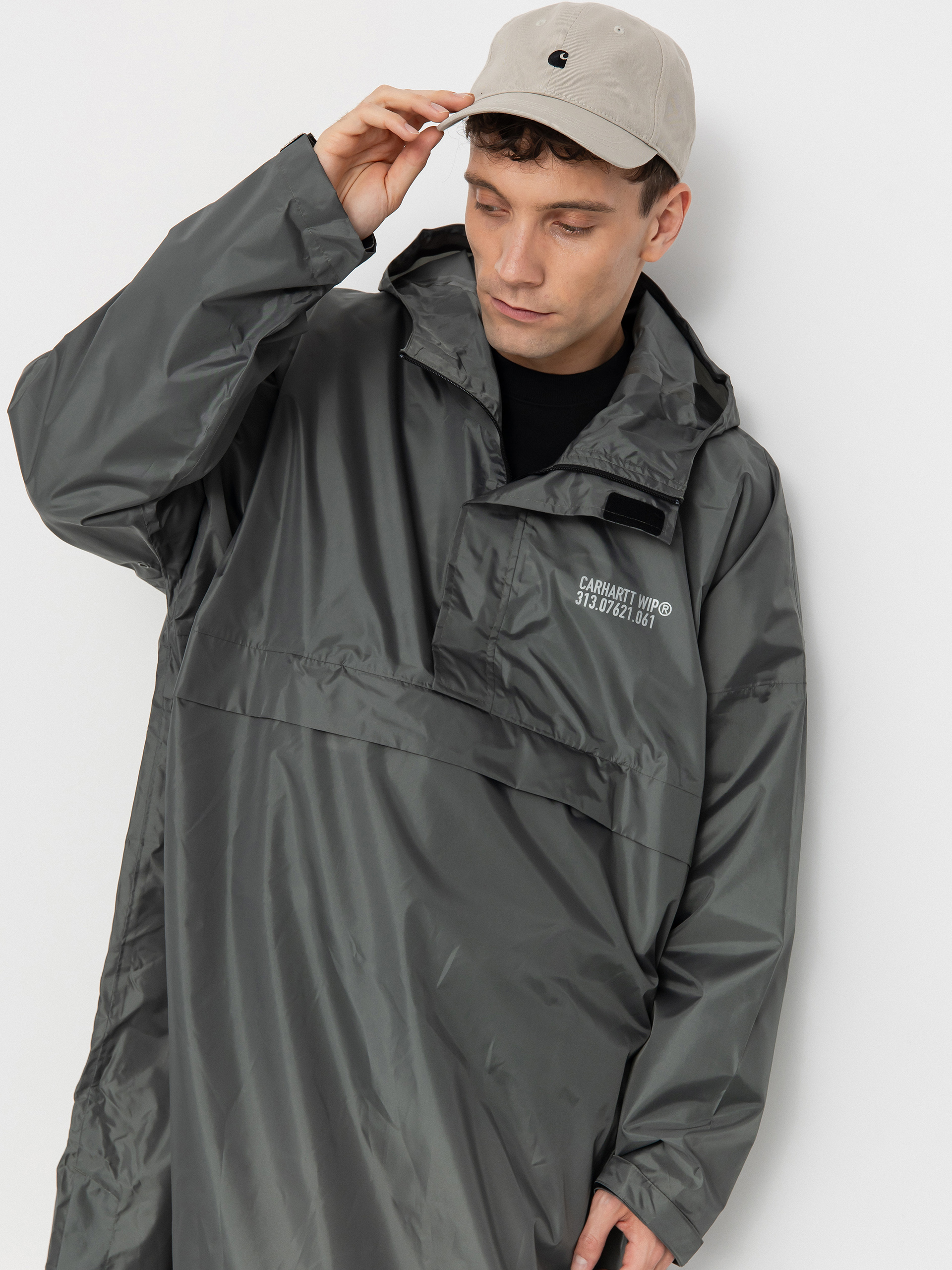 Carhartt WIP Akcesoria Tour Packable Rain Poncho (smoke